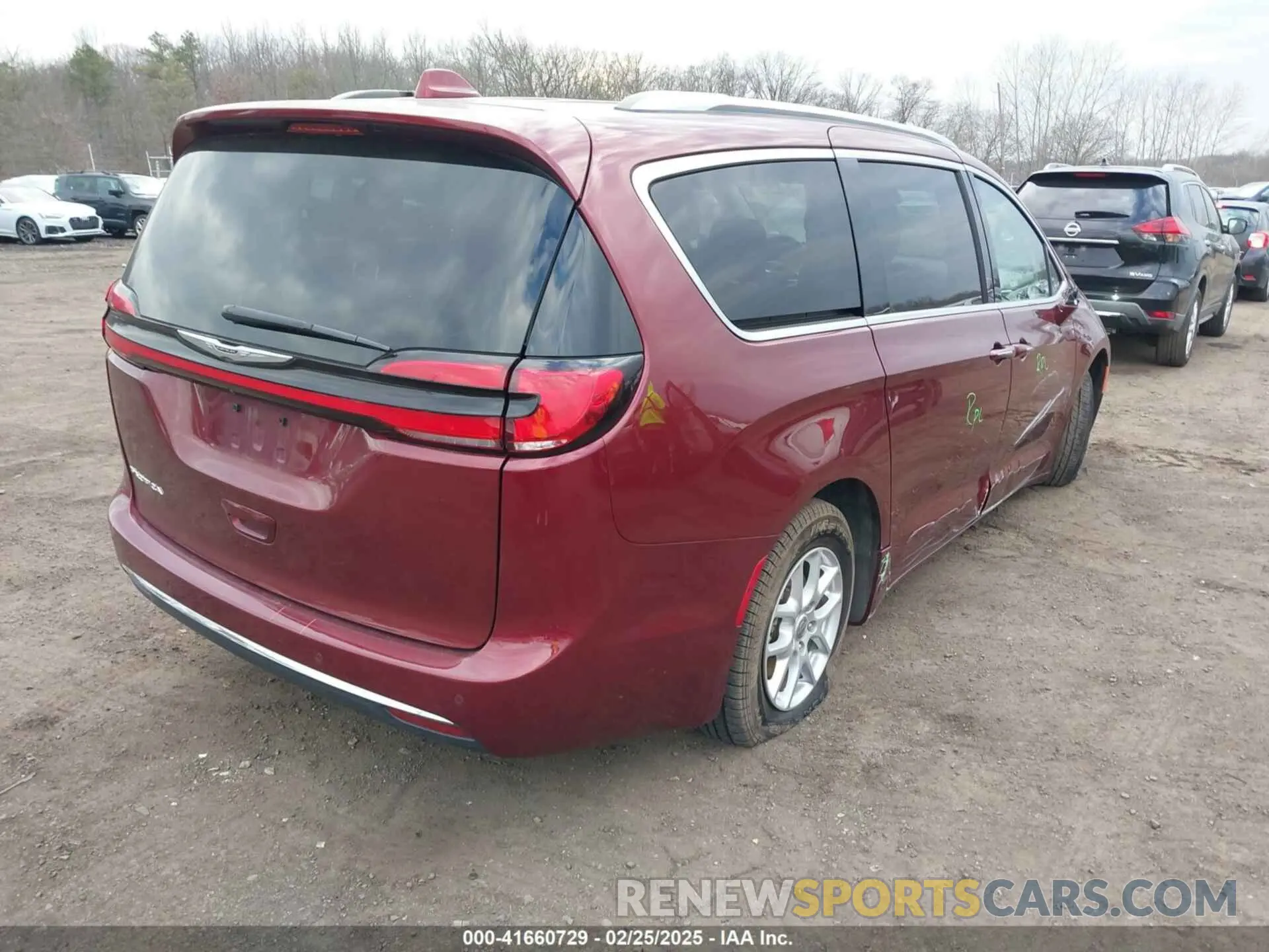 4 Photograph of a damaged car 2C4RC1BG6MR597911 CHRYSLER PACIFICA 2021