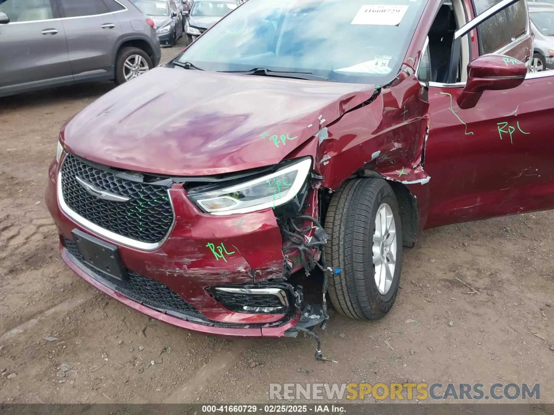 6 Photograph of a damaged car 2C4RC1BG6MR597911 CHRYSLER PACIFICA 2021