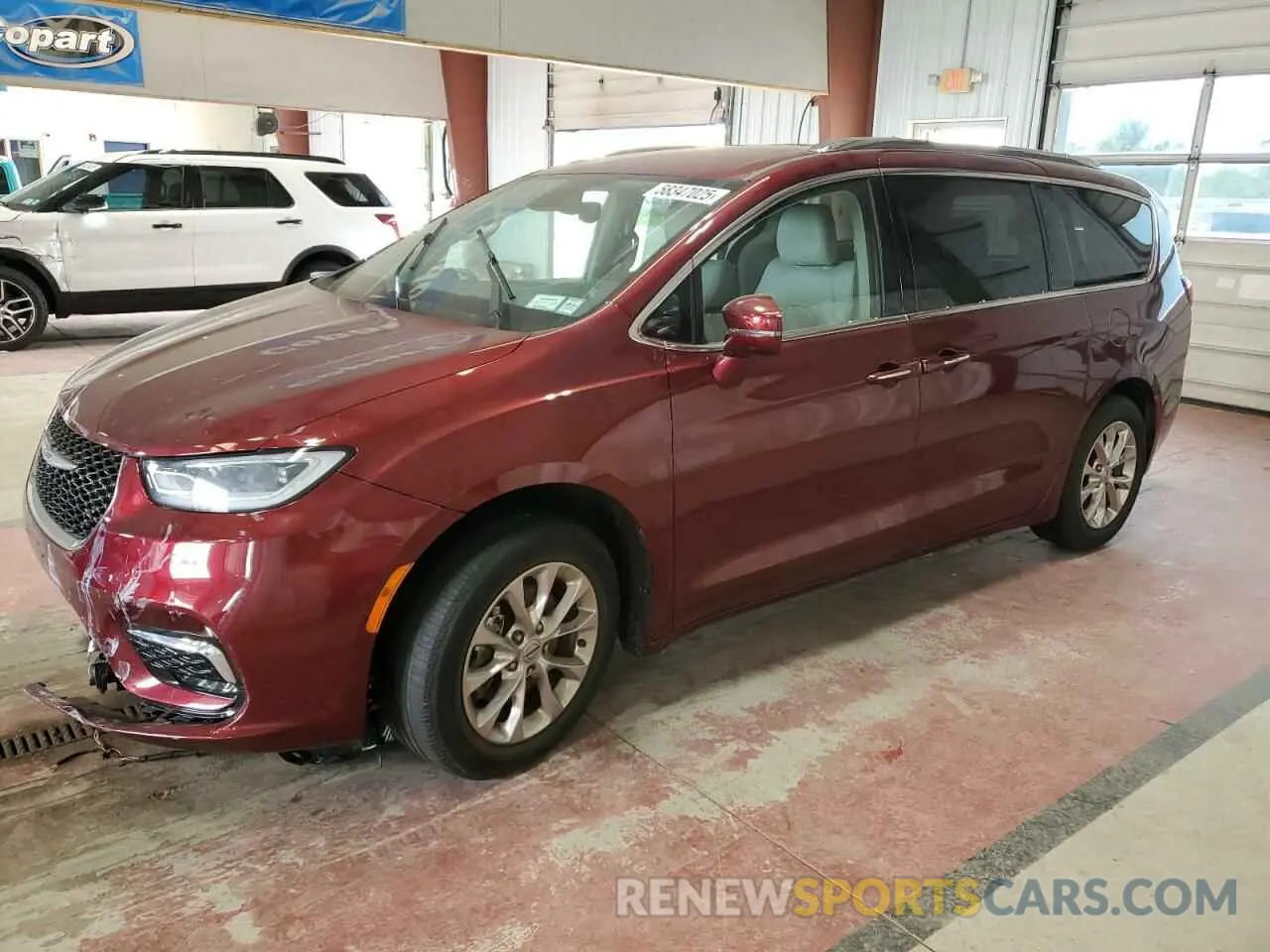 1 Photograph of a damaged car 2C4RC1BG8MR513572 CHRYSLER PACIFICA 2021