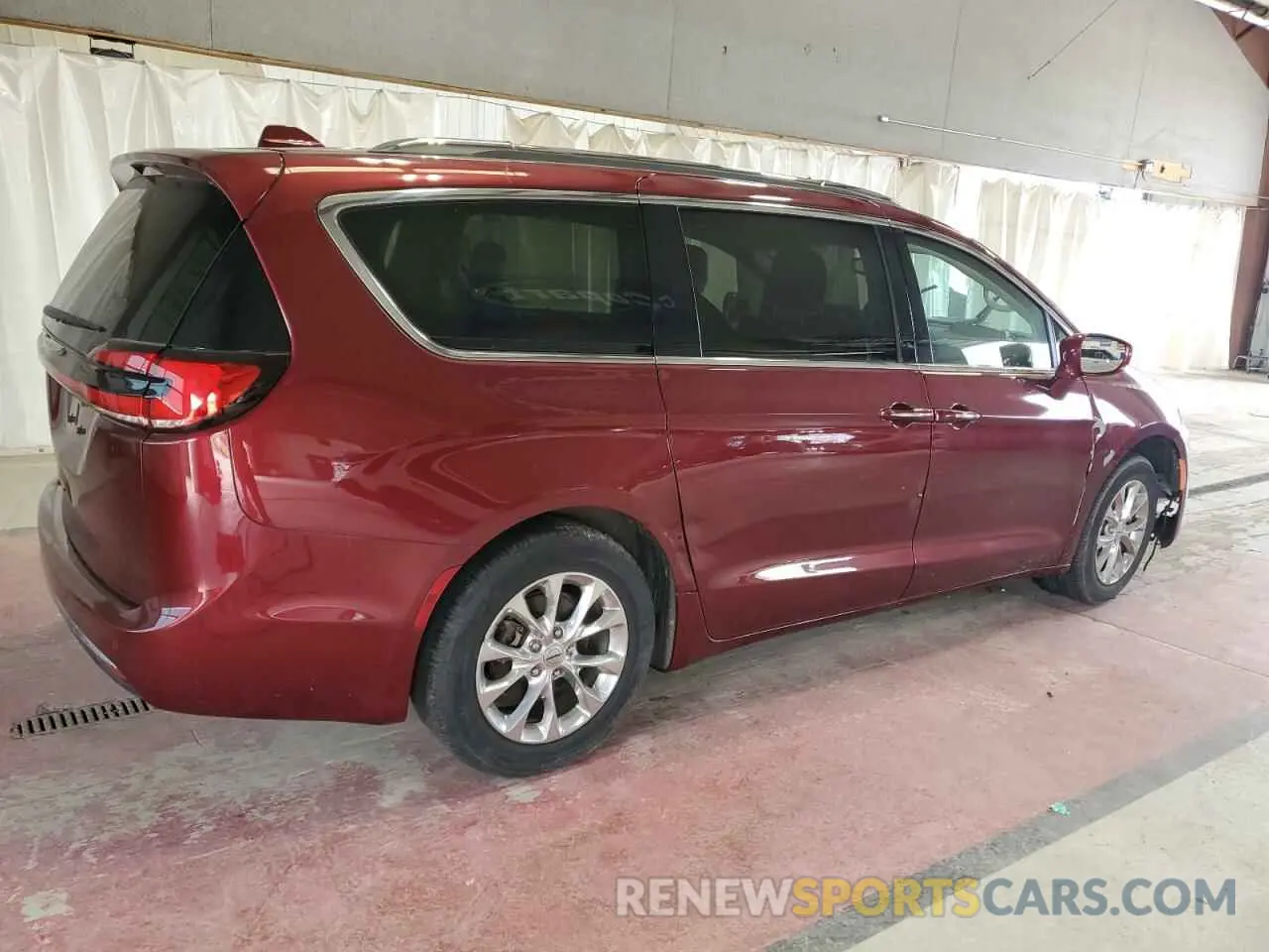 3 Photograph of a damaged car 2C4RC1BG8MR513572 CHRYSLER PACIFICA 2021