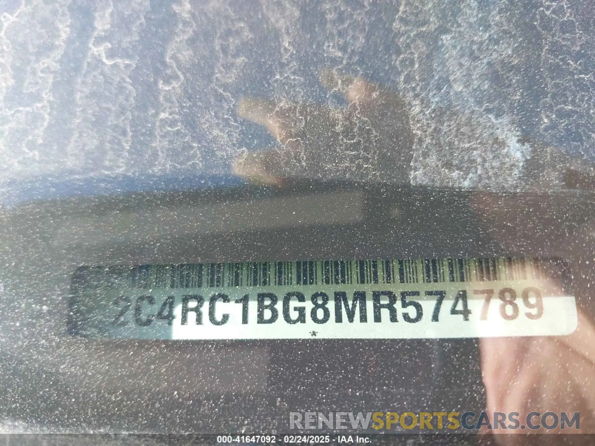 9 Фотография поврежденного автомобиля 2C4RC1BG8MR574789 CHRYSLER PACIFICA 2021