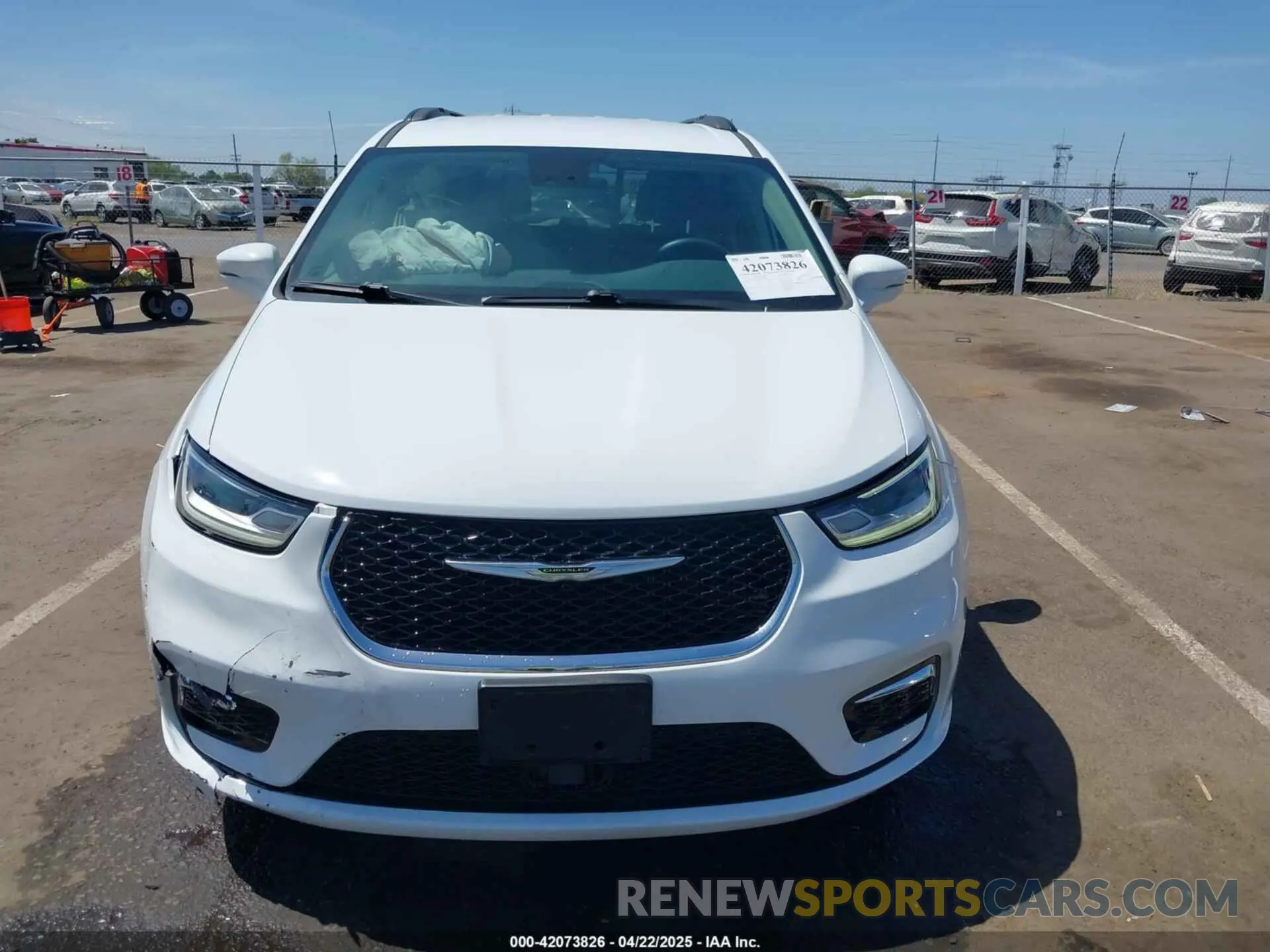 12 Фотография поврежденного автомобиля 2C4RC1FG3MR596158 CHRYSLER PACIFICA 2021