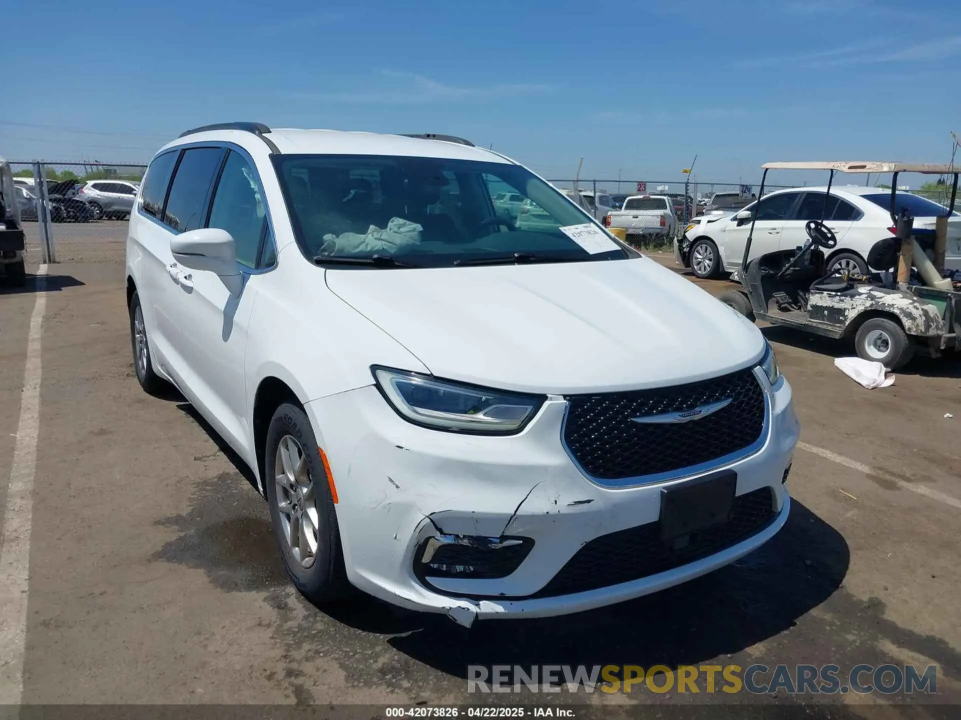 6 Фотография поврежденного автомобиля 2C4RC1FG3MR596158 CHRYSLER PACIFICA 2021