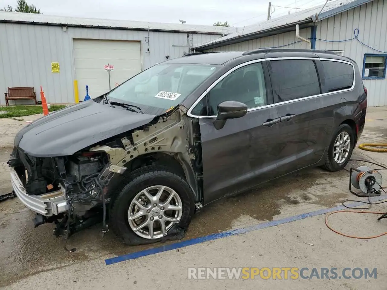 1 Photograph of a damaged car 2C4RC1FG4MR592748 CHRYSLER PACIFICA 2021