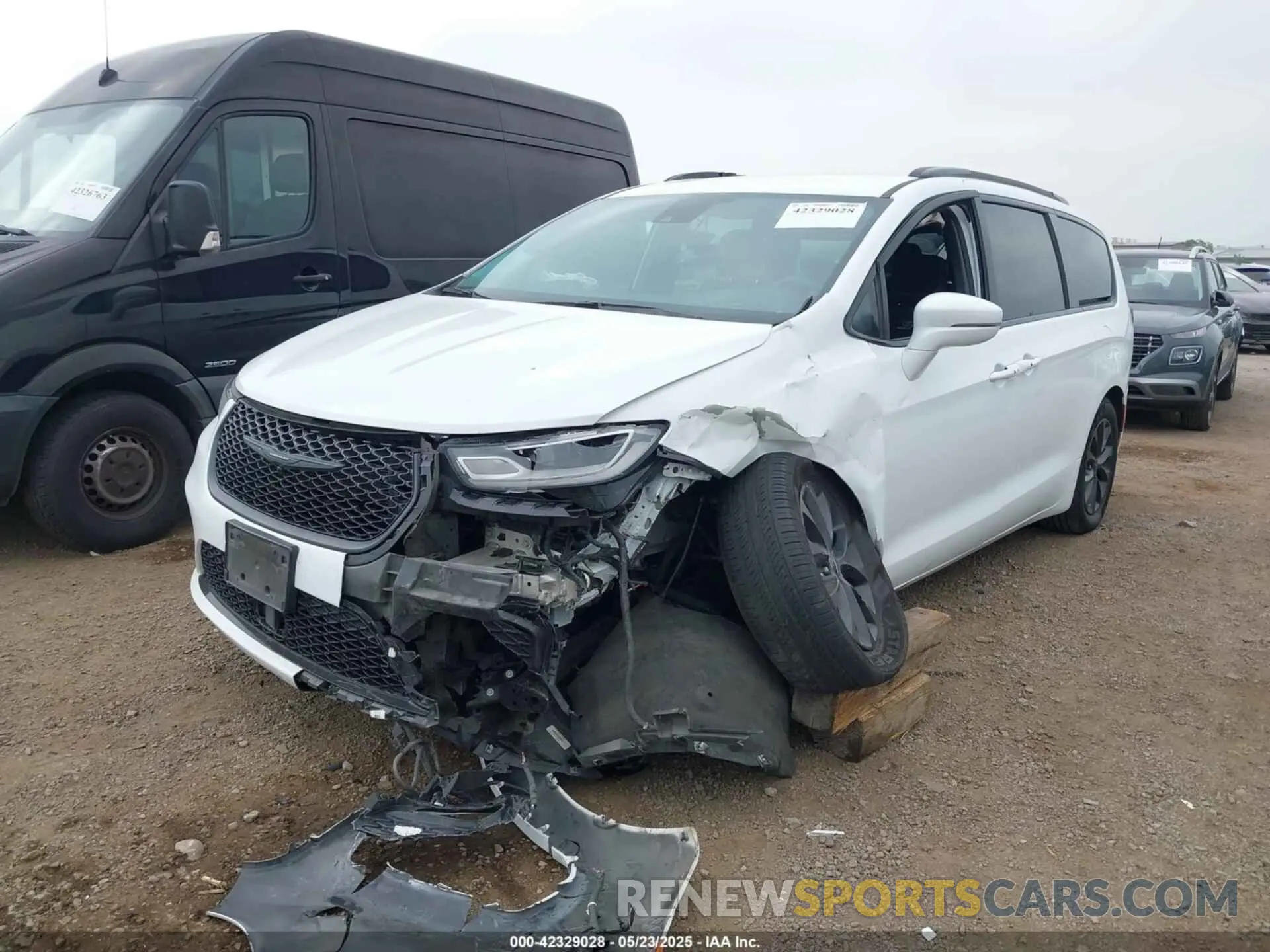 6 Фотография поврежденного автомобиля 2C4RC1FG7MR605587 CHRYSLER PACIFICA 2021