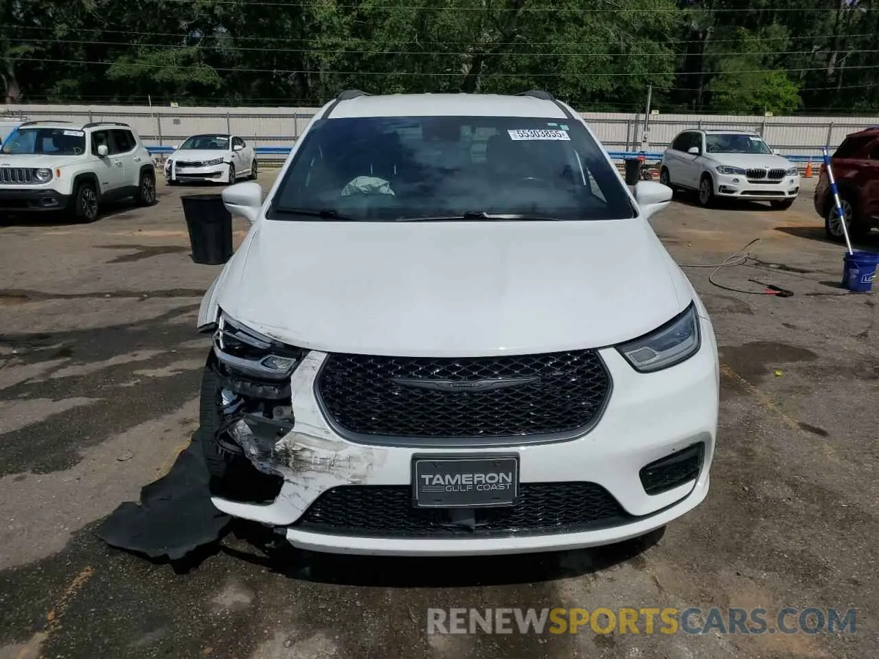 5 Фотография поврежденного автомобиля 2C4RC1FG8MR517244 CHRYSLER PACIFICA 2021