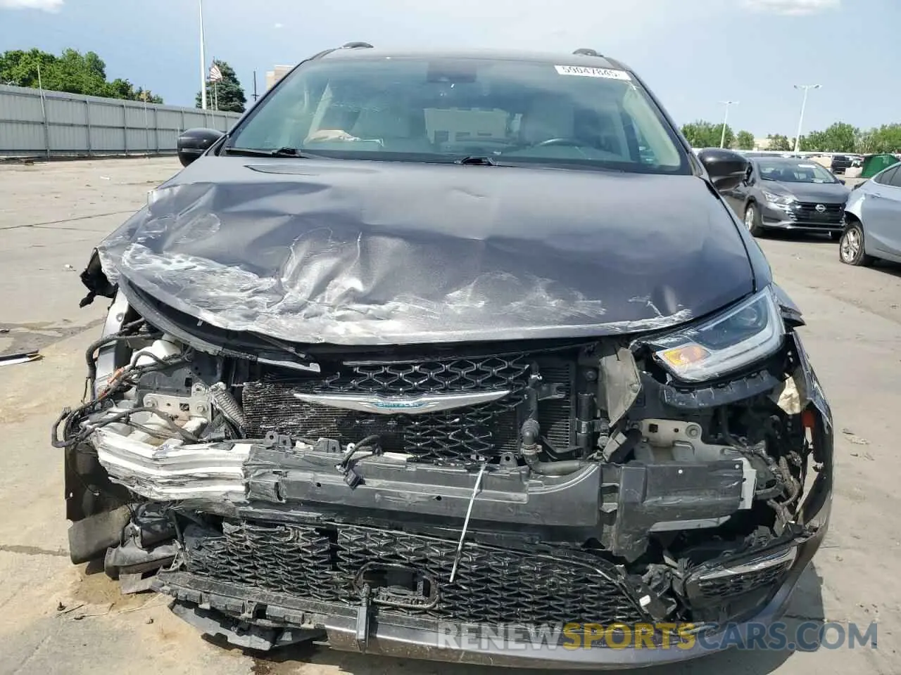 5 Фотография поврежденного автомобиля 2C4RC1L70MR599183 CHRYSLER PACIFICA 2021