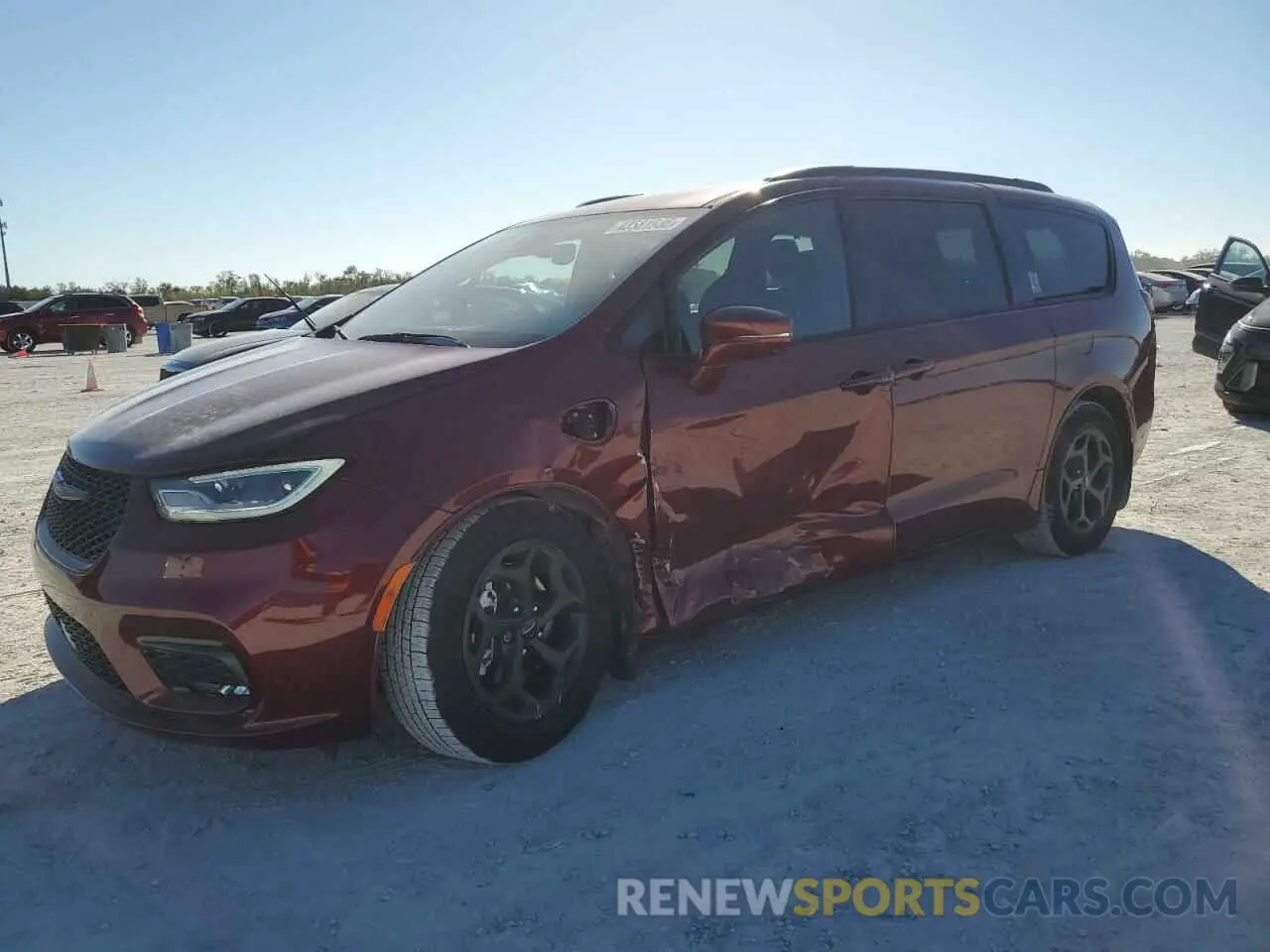 1 Photograph of a damaged car 2C4RC1S74MR540381 CHRYSLER PACIFICA 2021