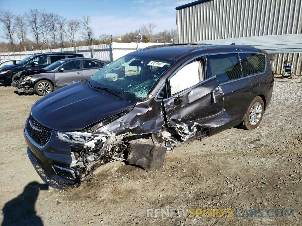 1 Фотография поврежденного автомобиля 2C4RC3BG9MR502303 CHRYSLER PACIFICA 2021
