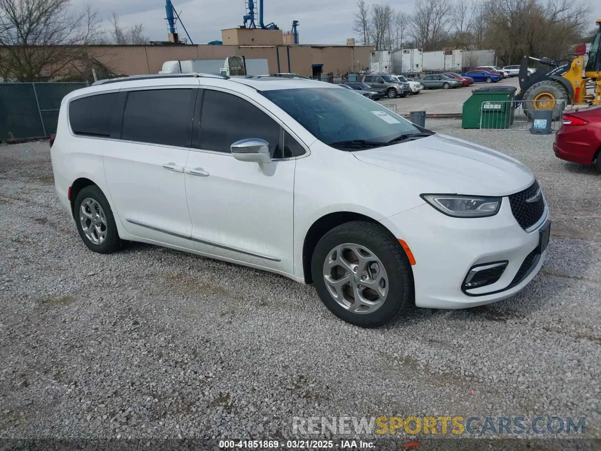 1 Photograph of a damaged car 2C4RC3GG2MR536964 CHRYSLER PACIFICA 2021