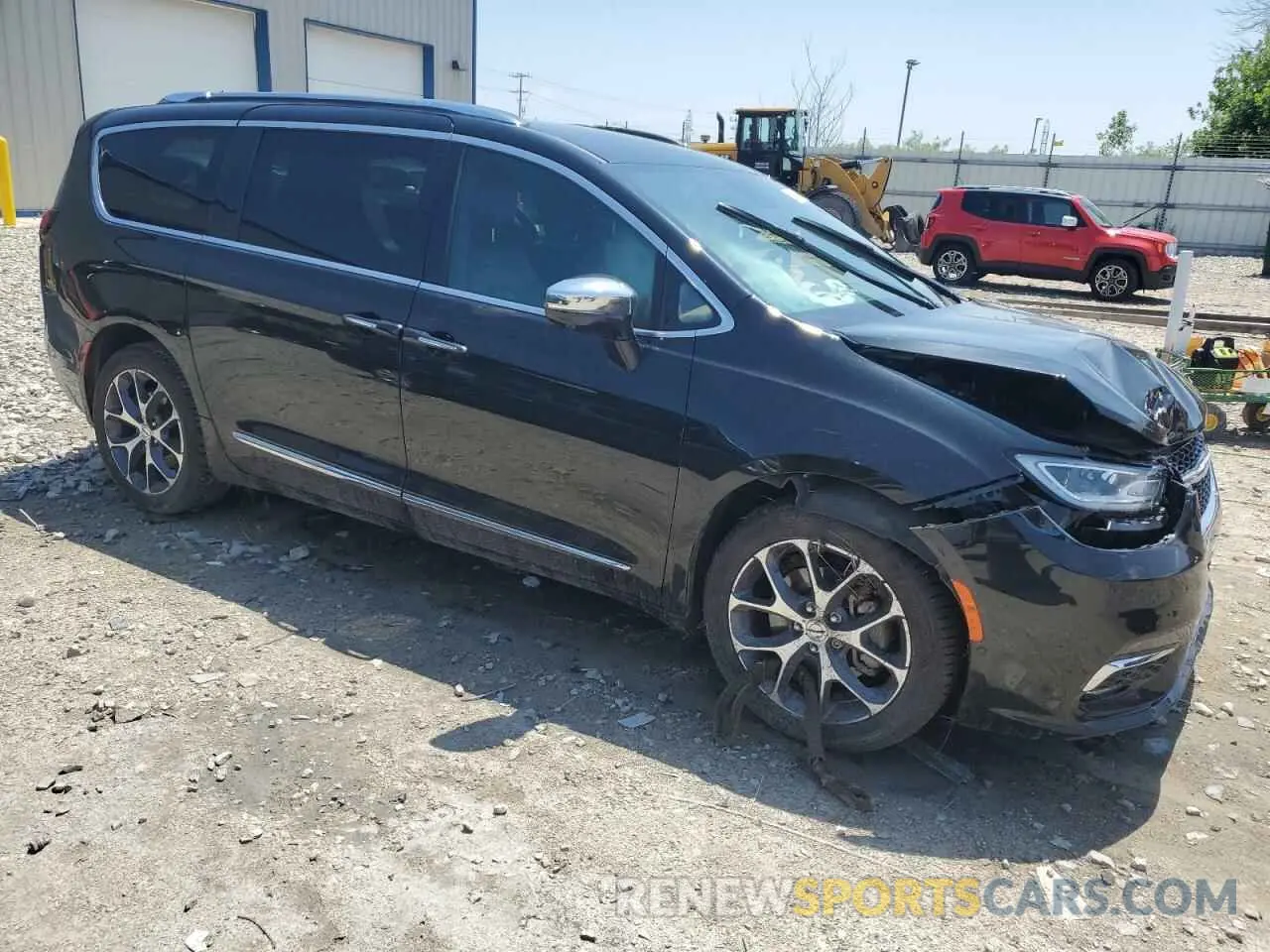 4 Фотография поврежденного автомобиля 2C4RC3GG3MR581931 CHRYSLER PACIFICA 2021