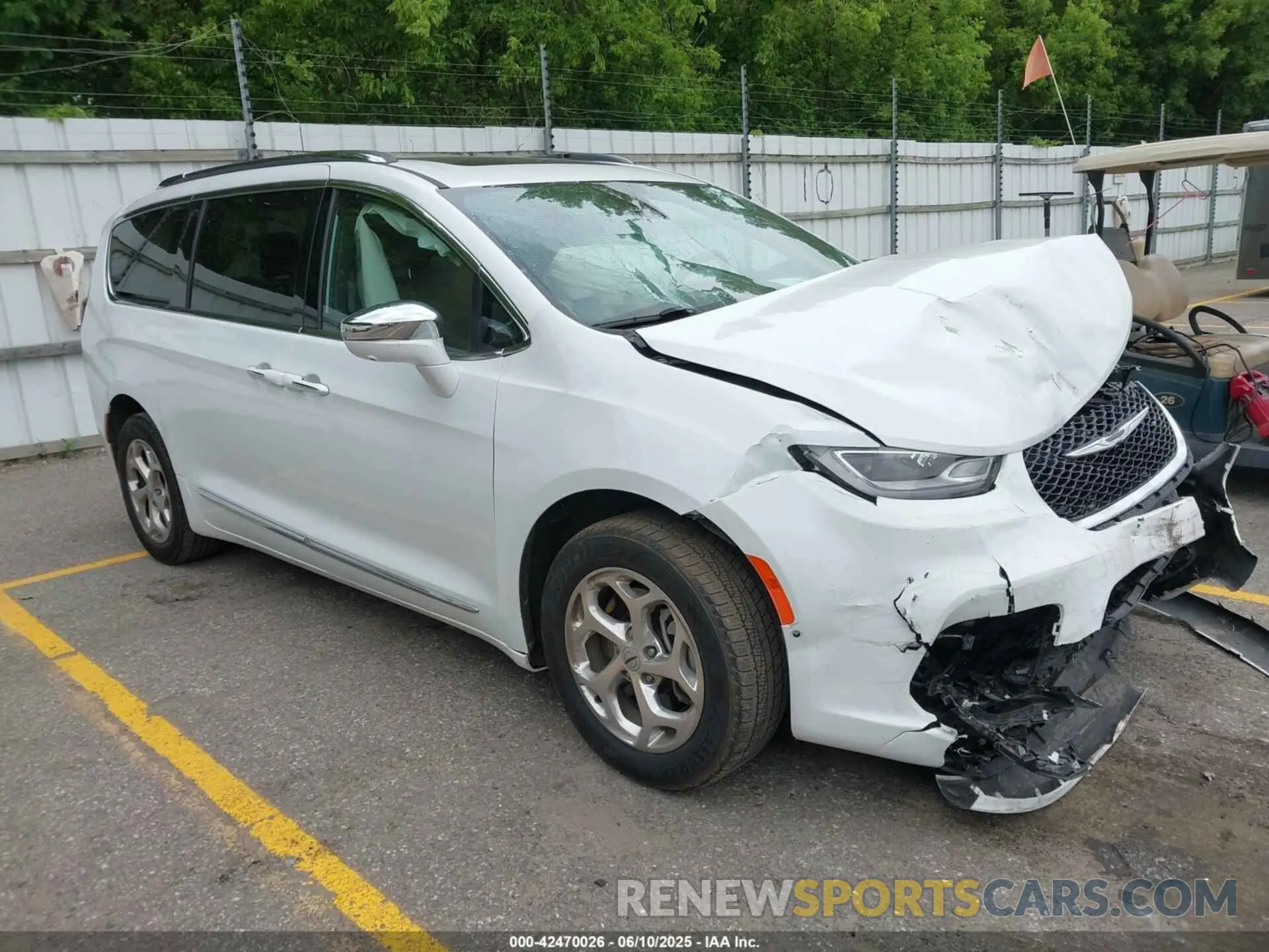 1 Photograph of a damaged car 2C4RC3GG8MR508358 CHRYSLER PACIFICA 2021