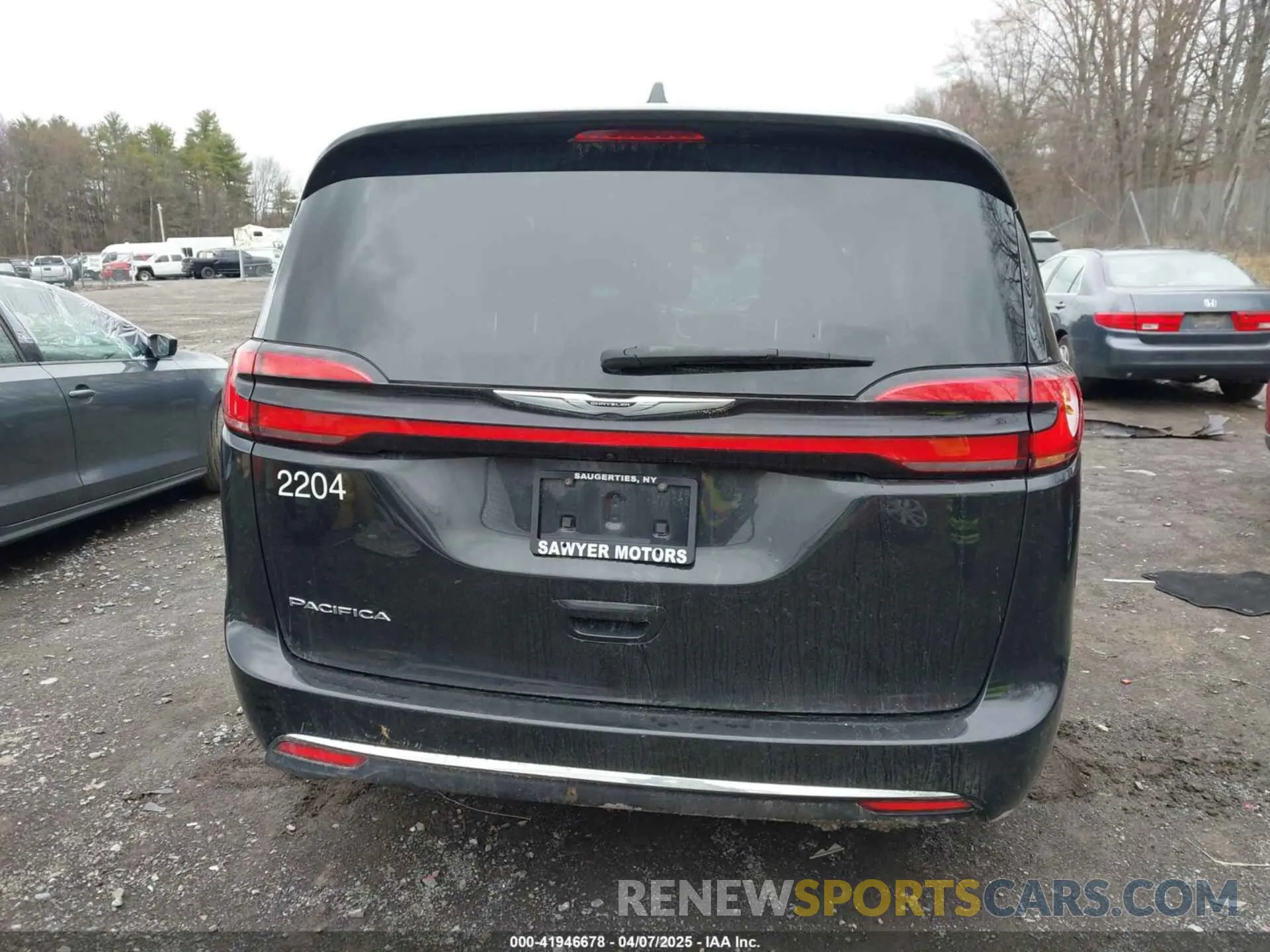 16 Фотография поврежденного автомобиля 2C4RC1BG0NR206561 CHRYSLER PACIFICA 2022