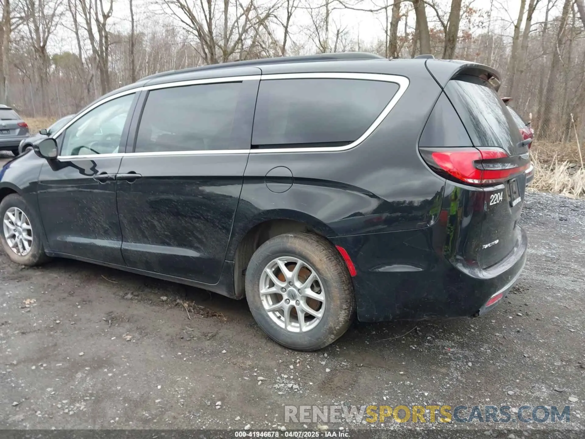 3 Фотография поврежденного автомобиля 2C4RC1BG0NR206561 CHRYSLER PACIFICA 2022