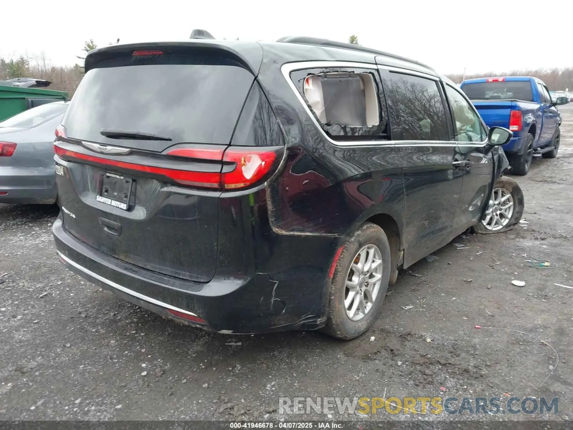 4 Фотография поврежденного автомобиля 2C4RC1BG0NR206561 CHRYSLER PACIFICA 2022