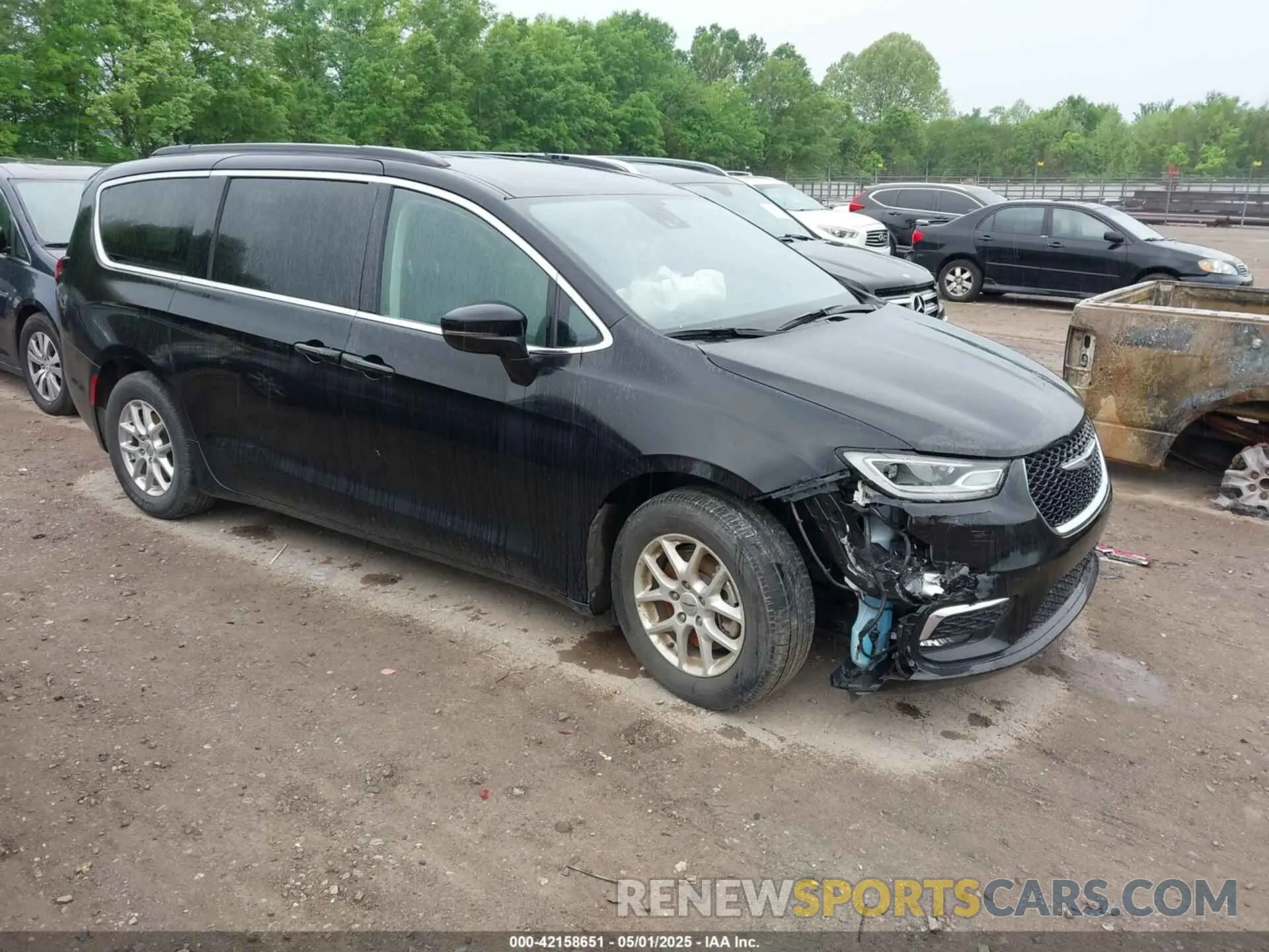 1 Фотография поврежденного автомобиля 2C4RC1BG3NR106311 CHRYSLER PACIFICA 2022
