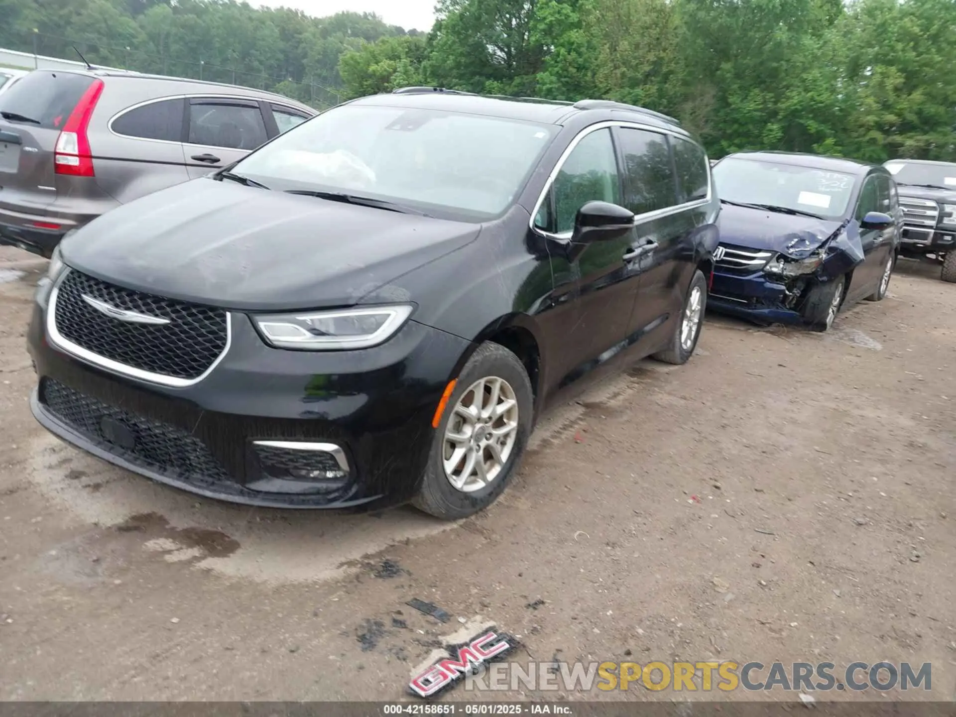 2 Фотография поврежденного автомобиля 2C4RC1BG3NR106311 CHRYSLER PACIFICA 2022