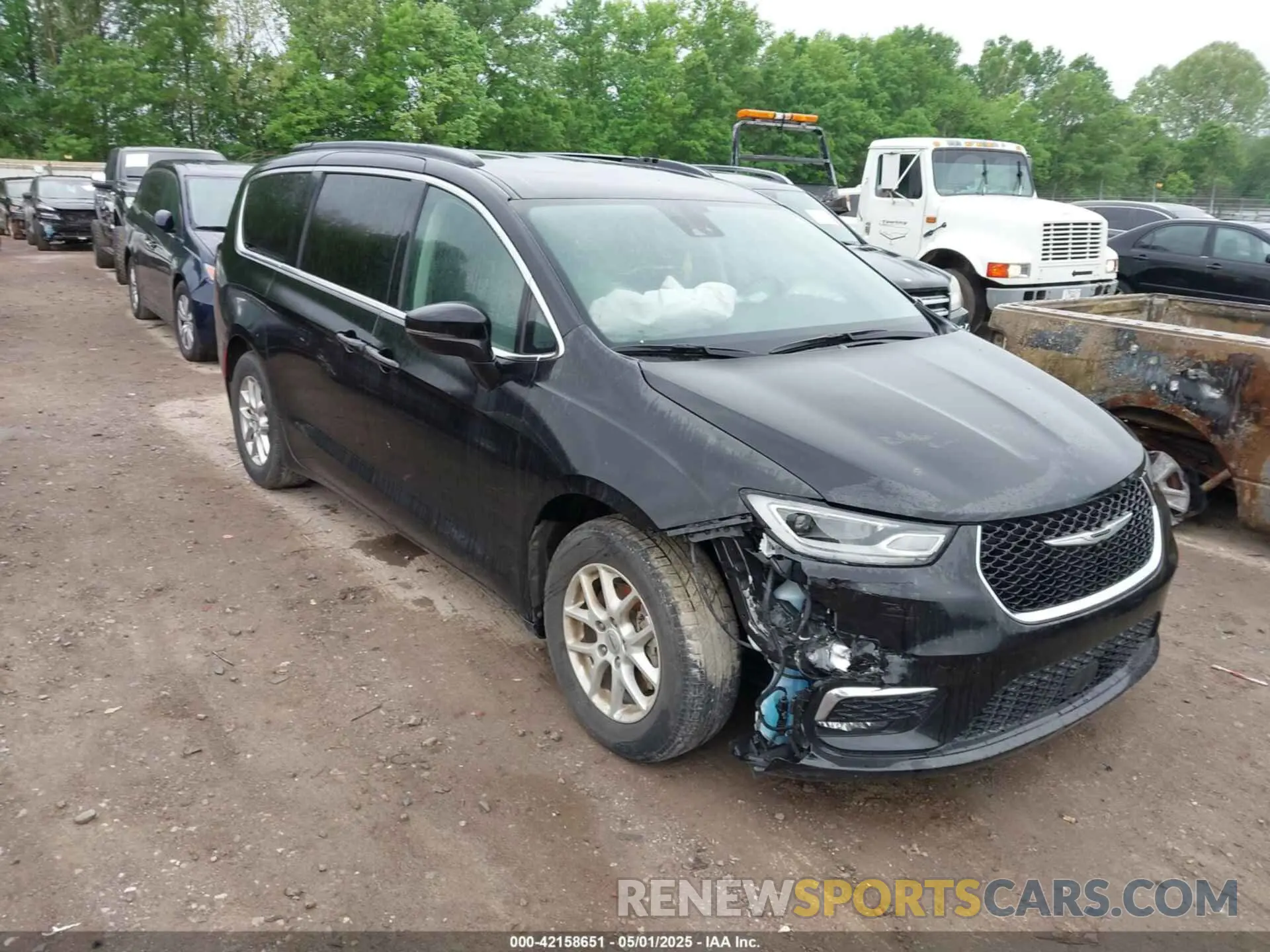 6 Фотография поврежденного автомобиля 2C4RC1BG3NR106311 CHRYSLER PACIFICA 2022