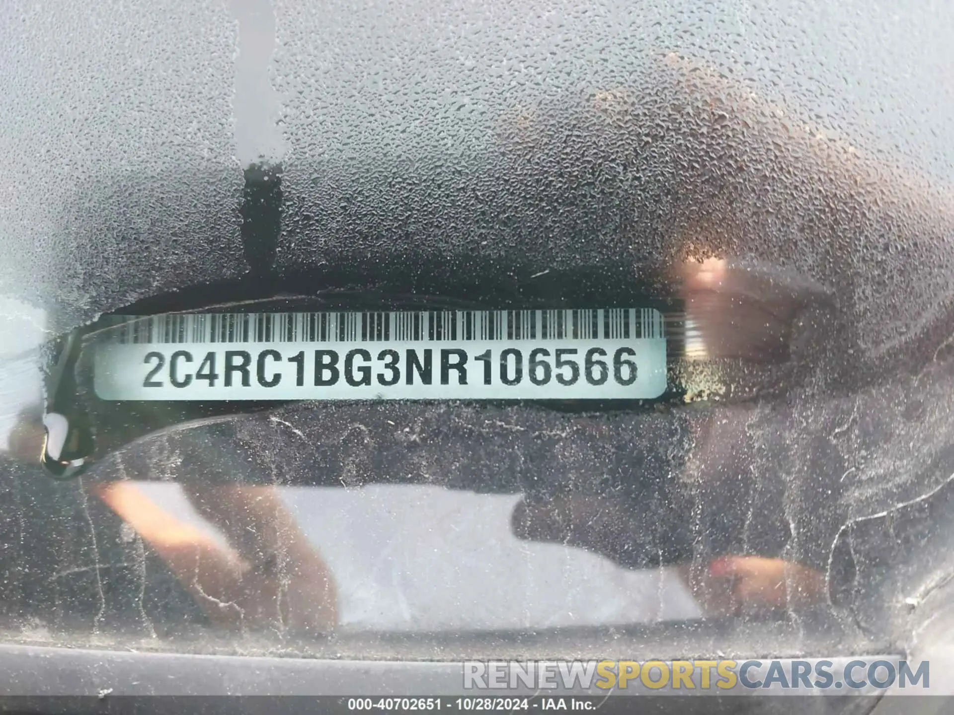 9 Фотография поврежденного автомобиля 2C4RC1BG3NR106566 CHRYSLER PACIFICA 2022