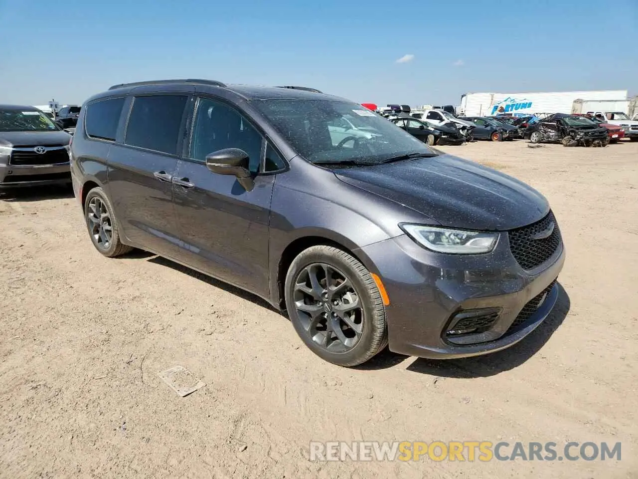 4 Фотография поврежденного автомобиля 2C4RC1BG3NR225735 CHRYSLER PACIFICA 2022
