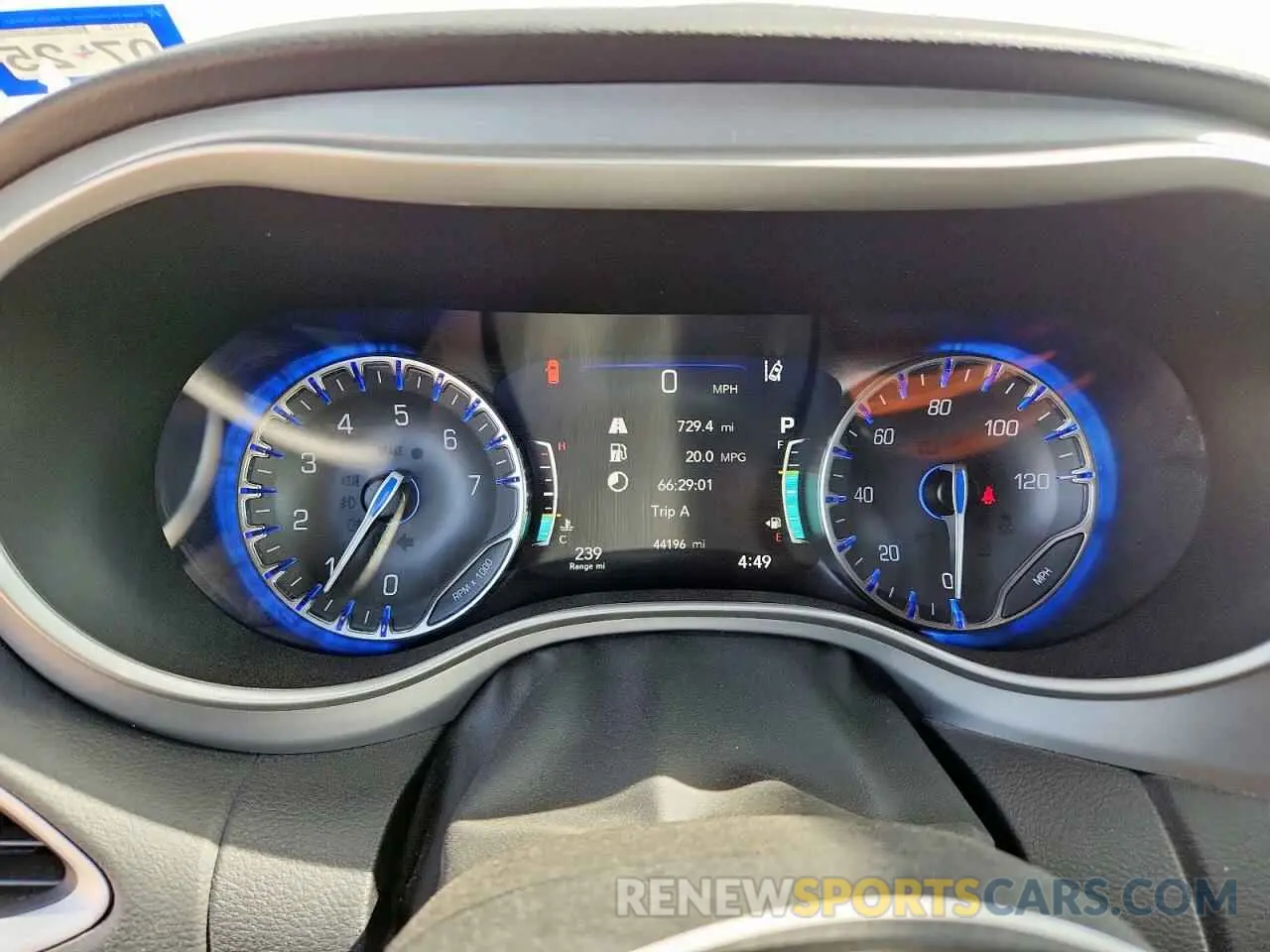 9 Фотография поврежденного автомобиля 2C4RC1BG3NR225735 CHRYSLER PACIFICA 2022