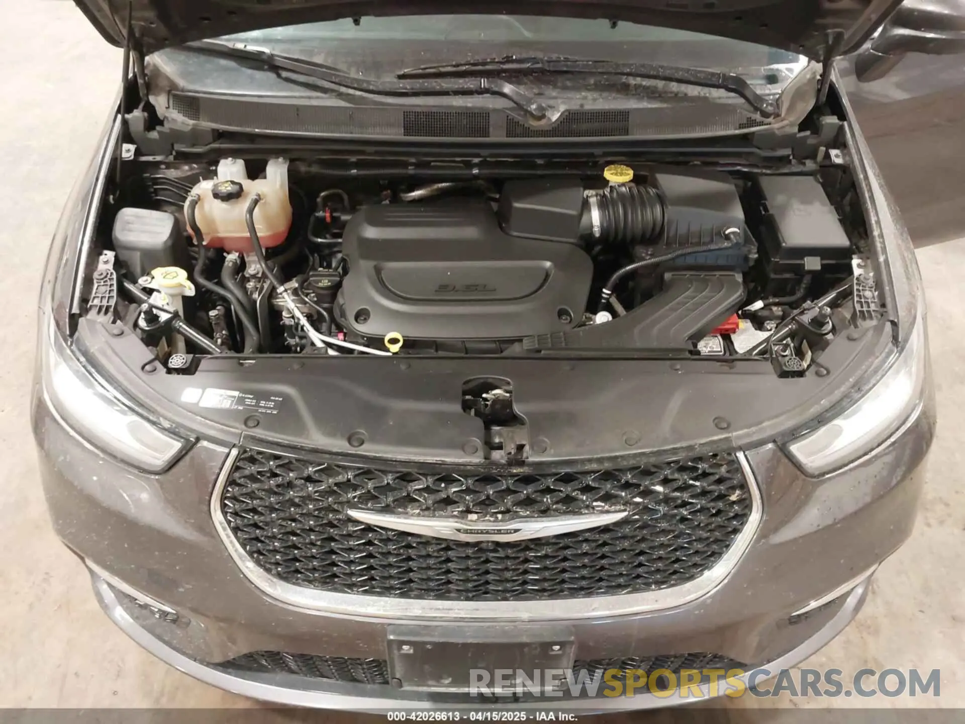10 Фотография поврежденного автомобиля 2C4RC1BG4NR109475 CHRYSLER PACIFICA 2022