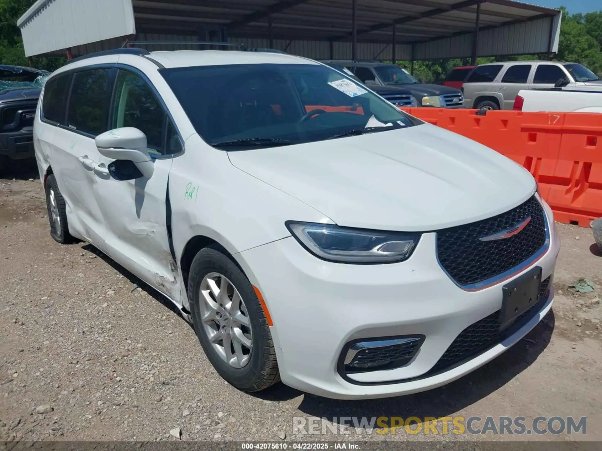 1 Фотография поврежденного автомобиля 2C4RC1BG4NR188999 CHRYSLER PACIFICA 2022