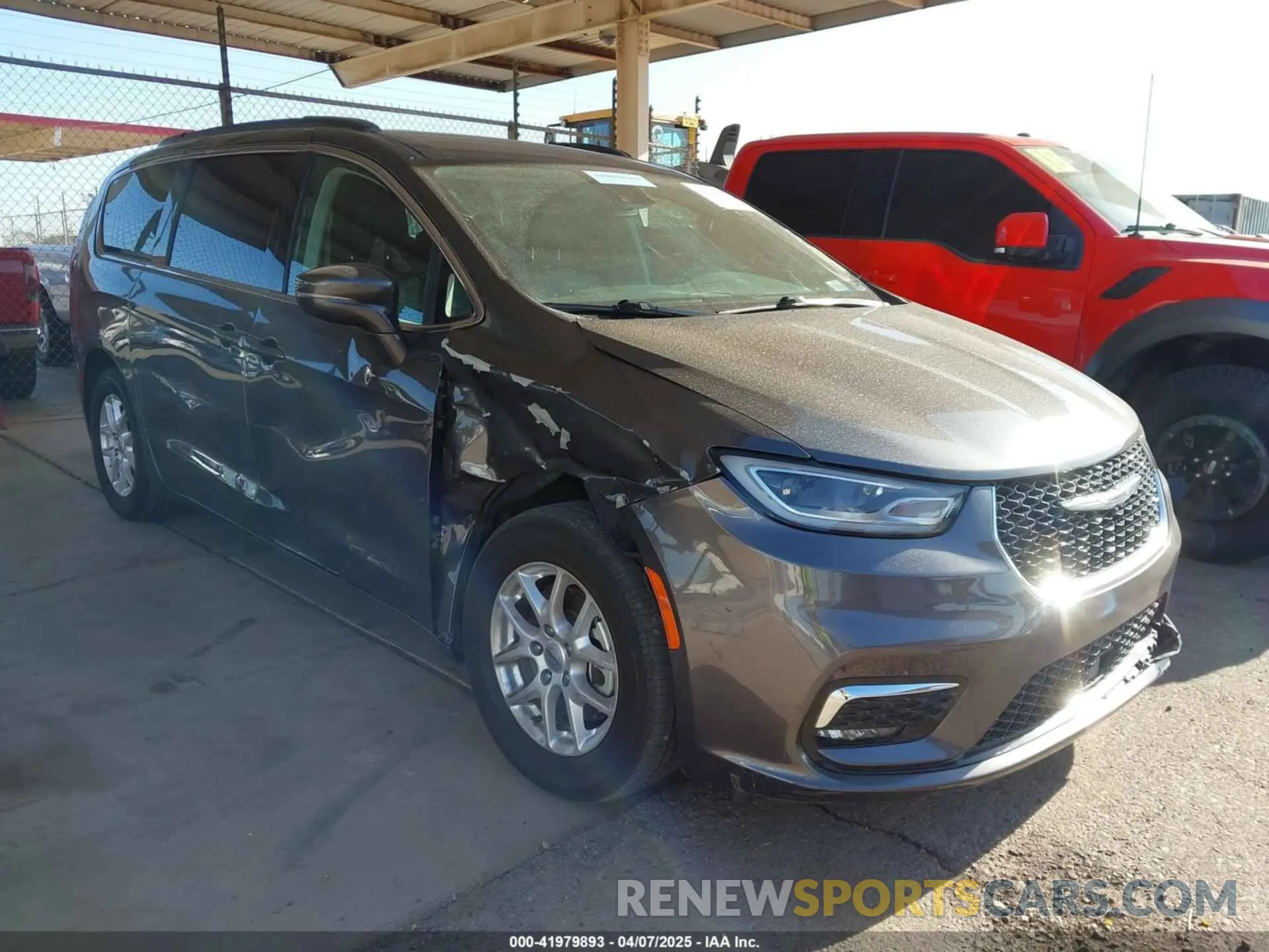 1 Фотография поврежденного автомобиля 2C4RC1BG5NR111428 CHRYSLER PACIFICA 2022