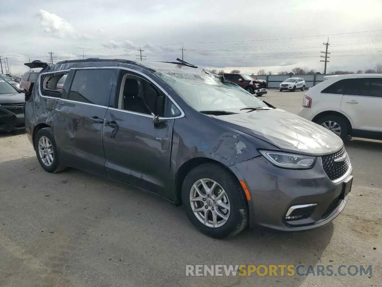 4 Фотография поврежденного автомобиля 2C4RC1BG5NR171029 CHRYSLER PACIFICA 2022