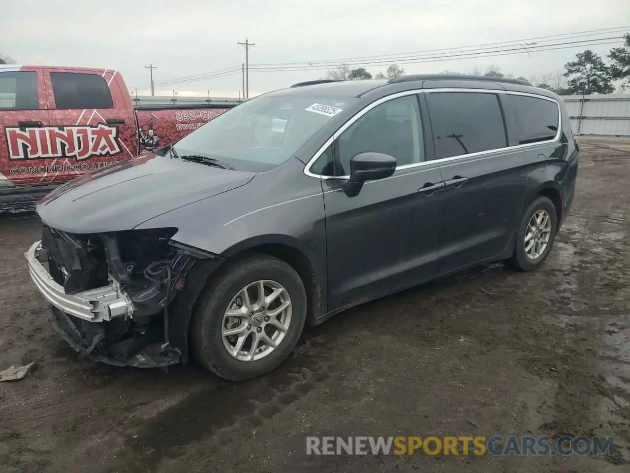 1 Photograph of a damaged car 2C4RC1BG6NR205835 CHRYSLER PACIFICA 2022