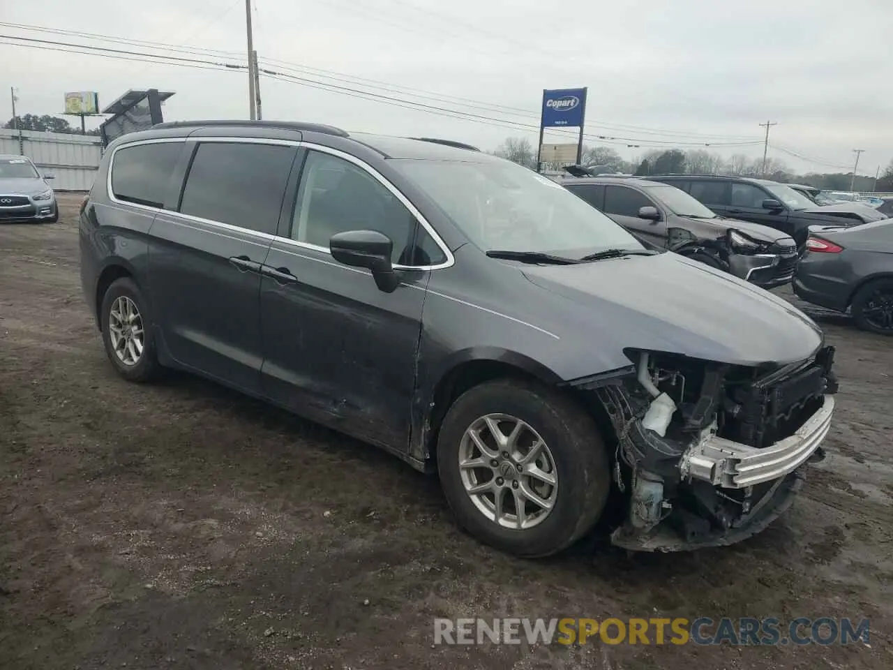 4 Photograph of a damaged car 2C4RC1BG6NR205835 CHRYSLER PACIFICA 2022