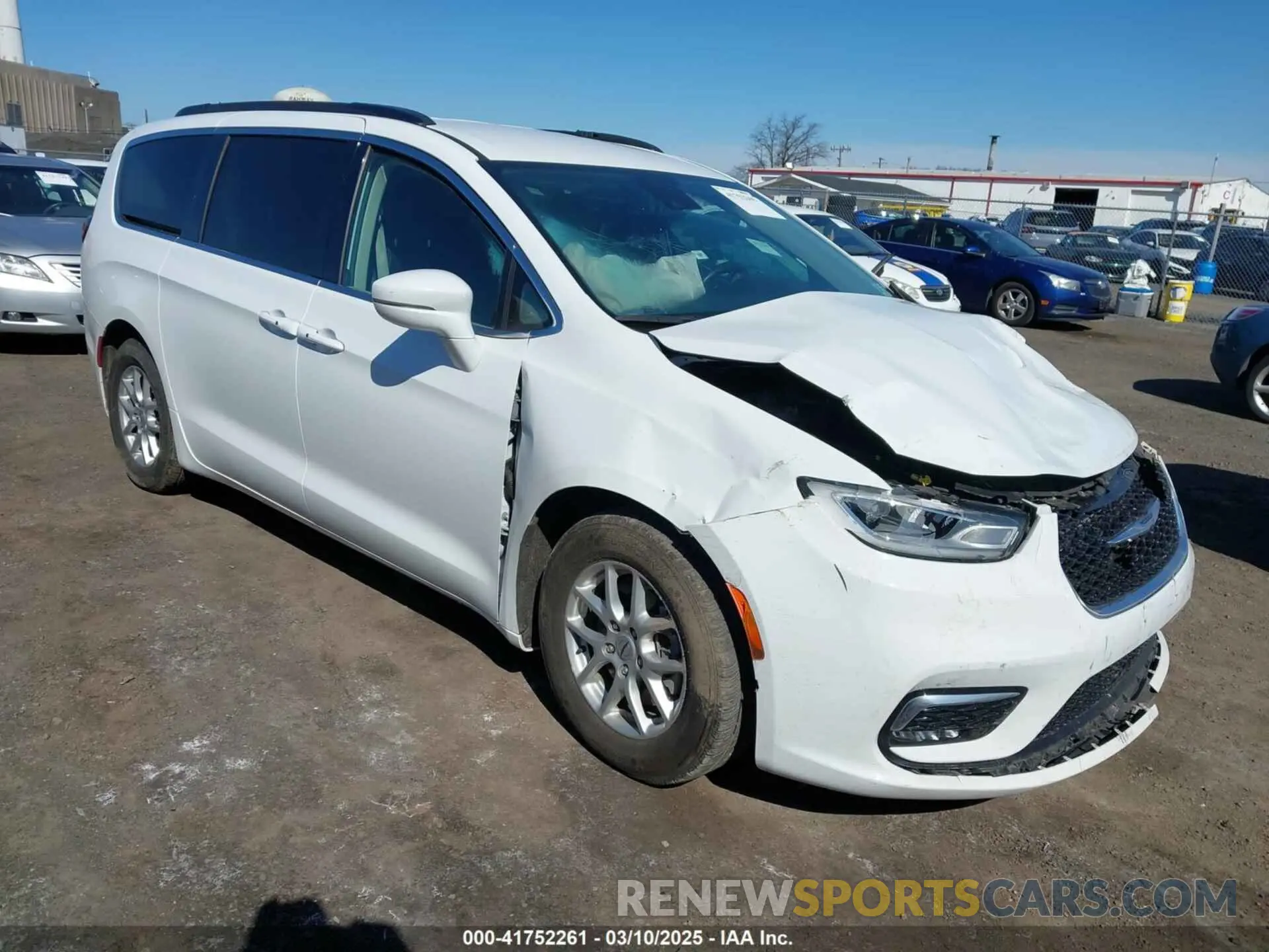 1 Фотография поврежденного автомобиля 2C4RC1BG7NR178063 CHRYSLER PACIFICA 2022