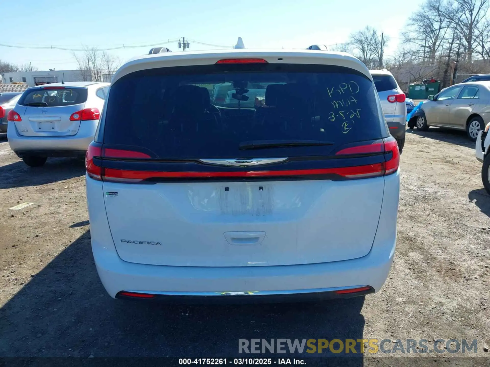 16 Фотография поврежденного автомобиля 2C4RC1BG7NR178063 CHRYSLER PACIFICA 2022