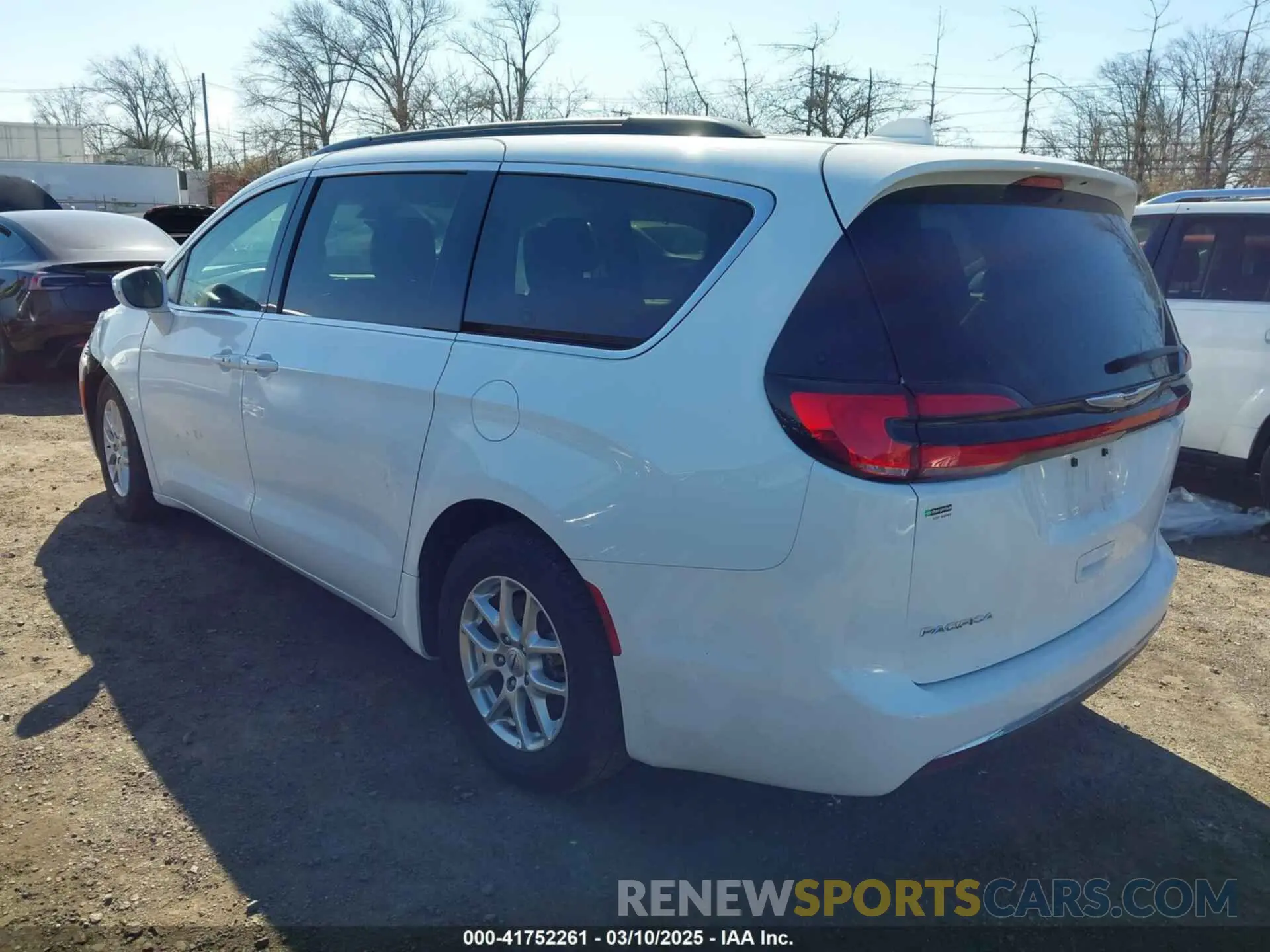 3 Фотография поврежденного автомобиля 2C4RC1BG7NR178063 CHRYSLER PACIFICA 2022