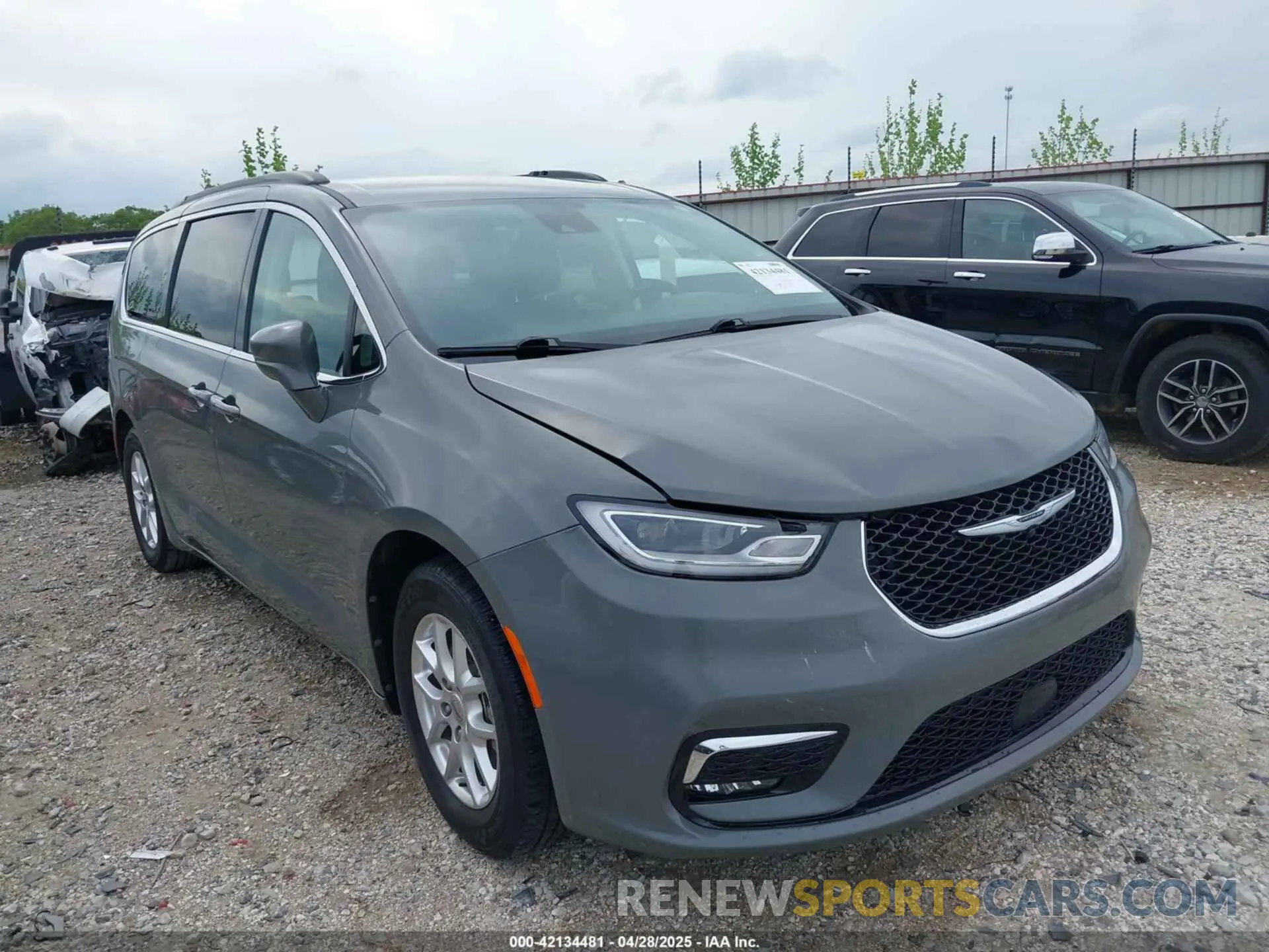 1 Photograph of a damaged car 2C4RC1BG8NR112881 CHRYSLER PACIFICA 2022