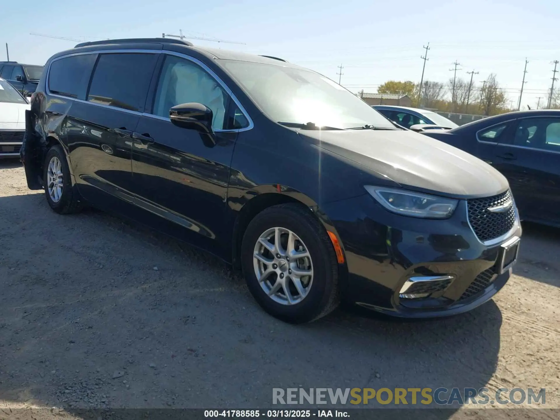 1 Photograph of a damaged car 2C4RC1BG8NR169579 CHRYSLER PACIFICA 2022