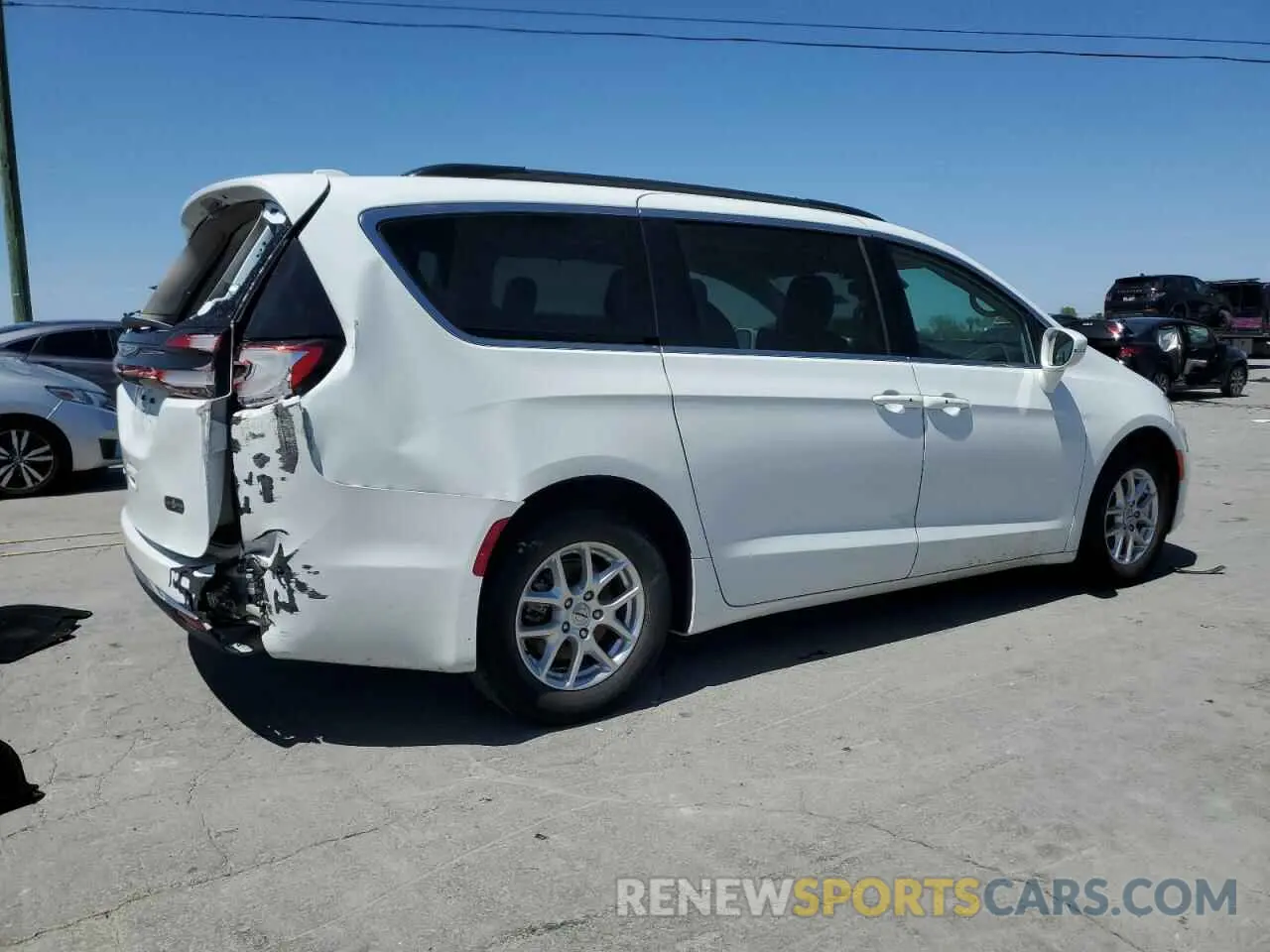 3 Фотография поврежденного автомобиля 2C4RC1BG9NR105132 CHRYSLER PACIFICA 2022