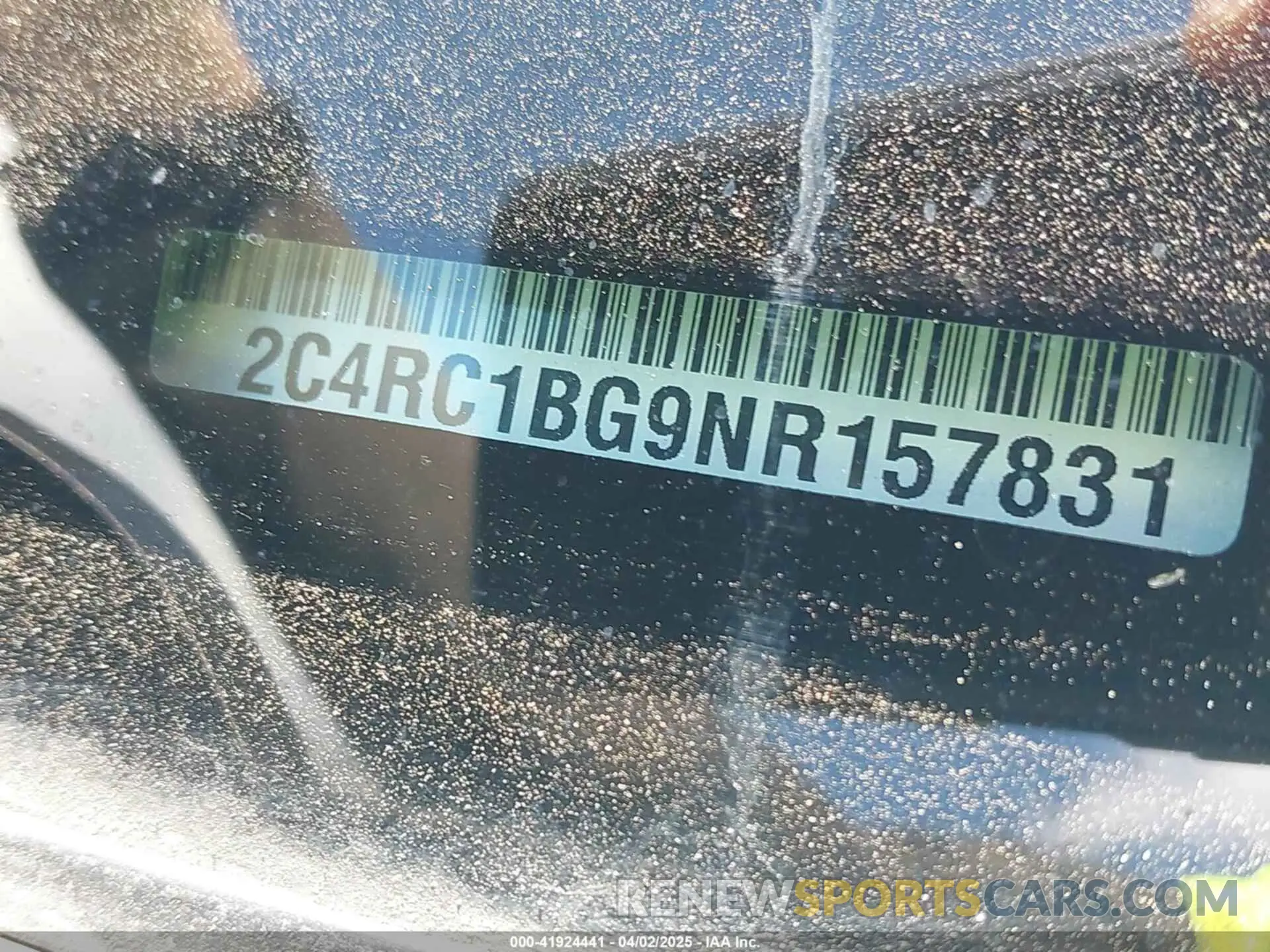 9 Photograph of a damaged car 2C4RC1BG9NR157831 CHRYSLER PACIFICA 2022