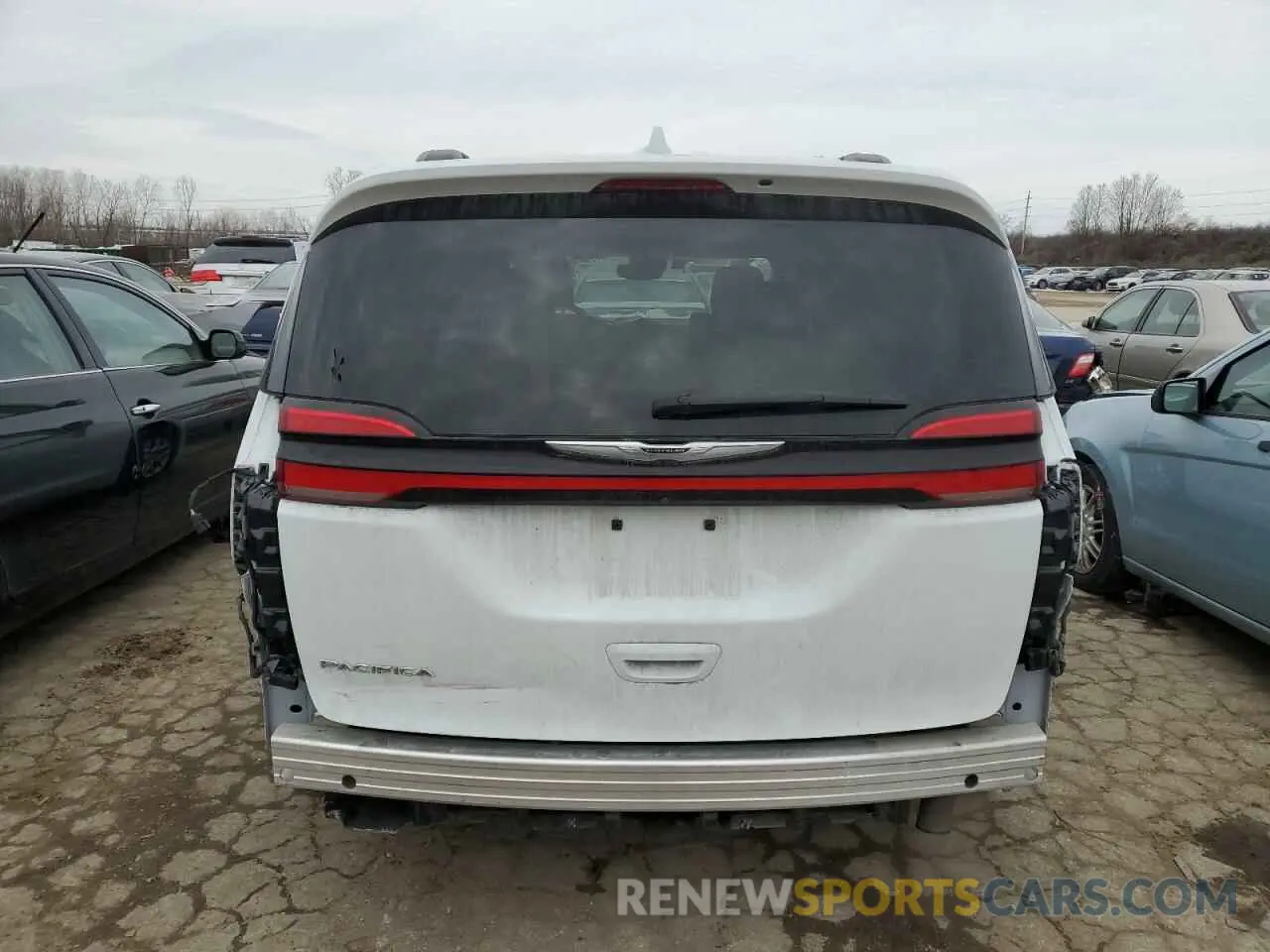 6 Фотография поврежденного автомобиля 2C4RC1BG9NR233922 CHRYSLER PACIFICA 2022