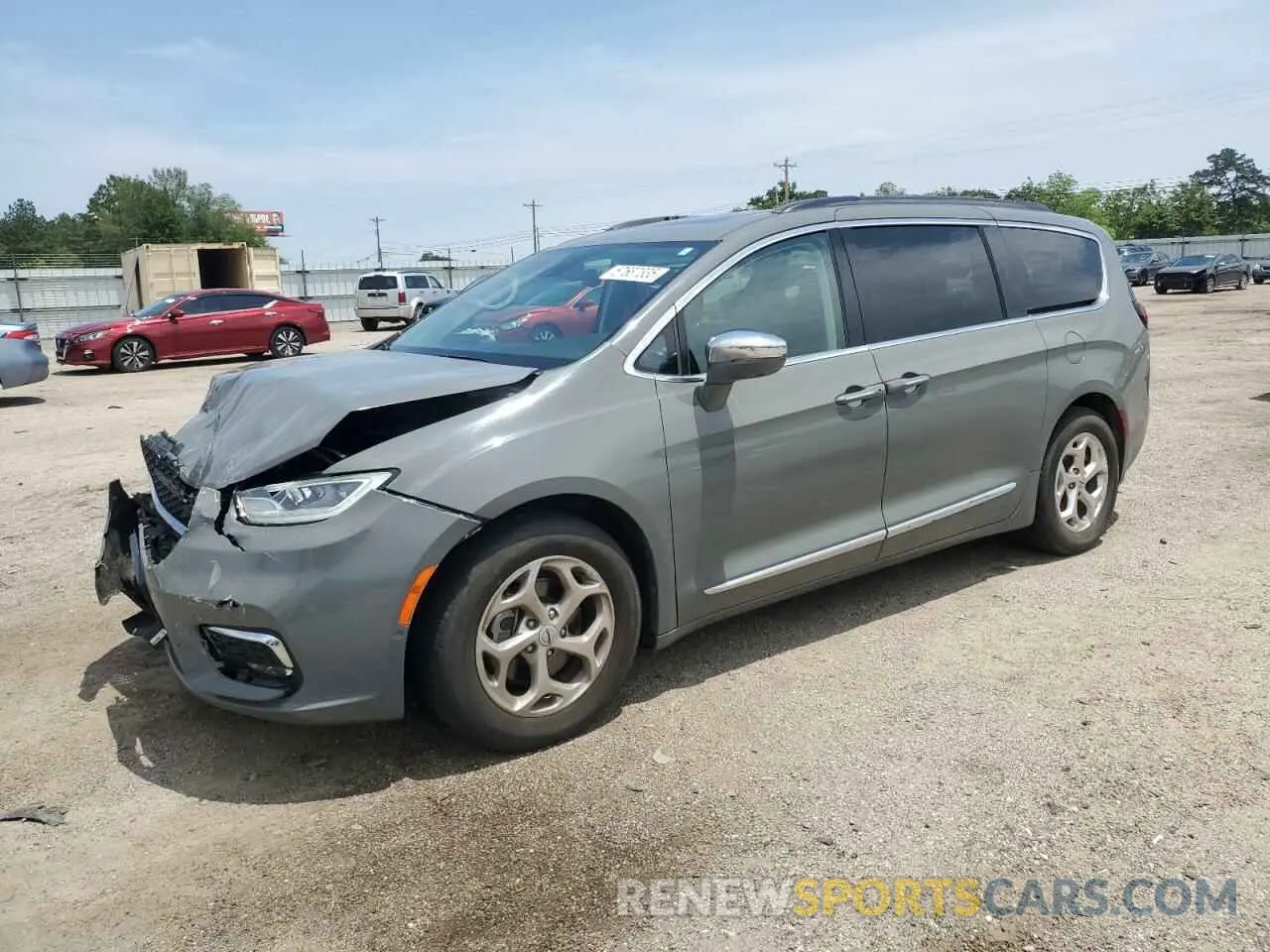 1 Photograph of a damaged car 2C4RC1GG3NR114854 CHRYSLER PACIFICA 2022
