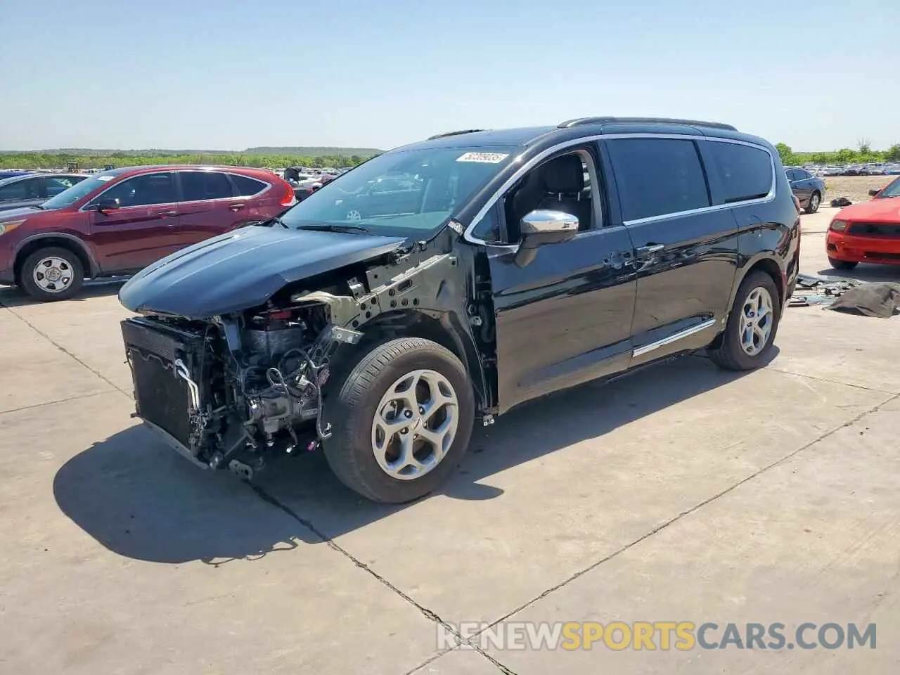 1 Photograph of a damaged car 2C4RC1GG3NR234282 CHRYSLER PACIFICA 2022
