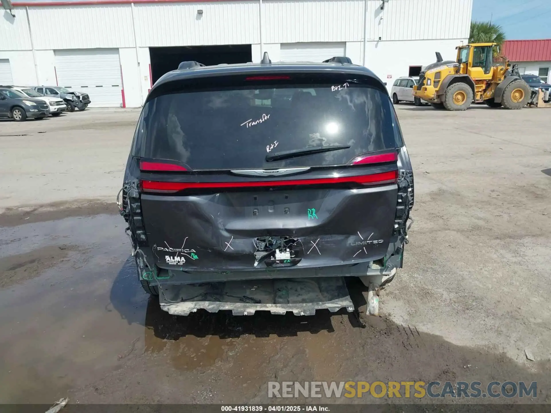 16 Фотография поврежденного автомобиля 2C4RC1GG6NR201079 CHRYSLER PACIFICA 2022
