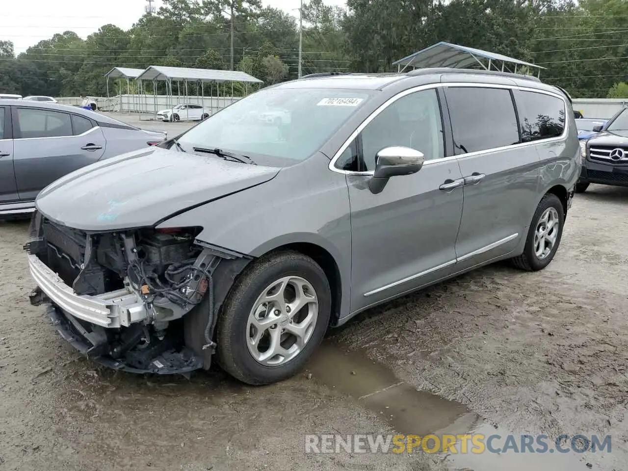 1 Фотография поврежденного автомобиля 2C4RC1GG9NR182401 CHRYSLER PACIFICA 2022