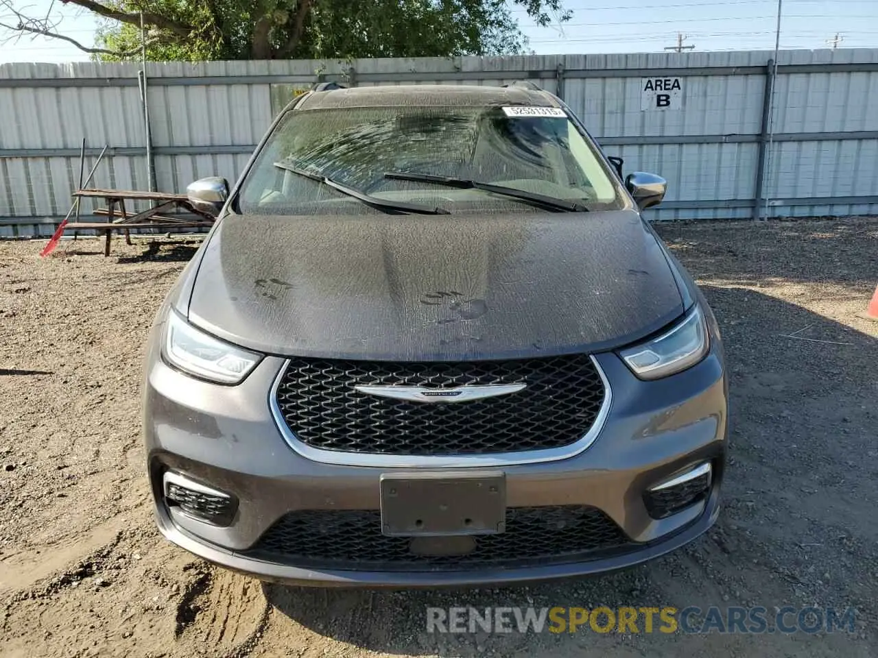 5 Фотография поврежденного автомобиля 2C4RC1GGXNR215860 CHRYSLER PACIFICA 2022