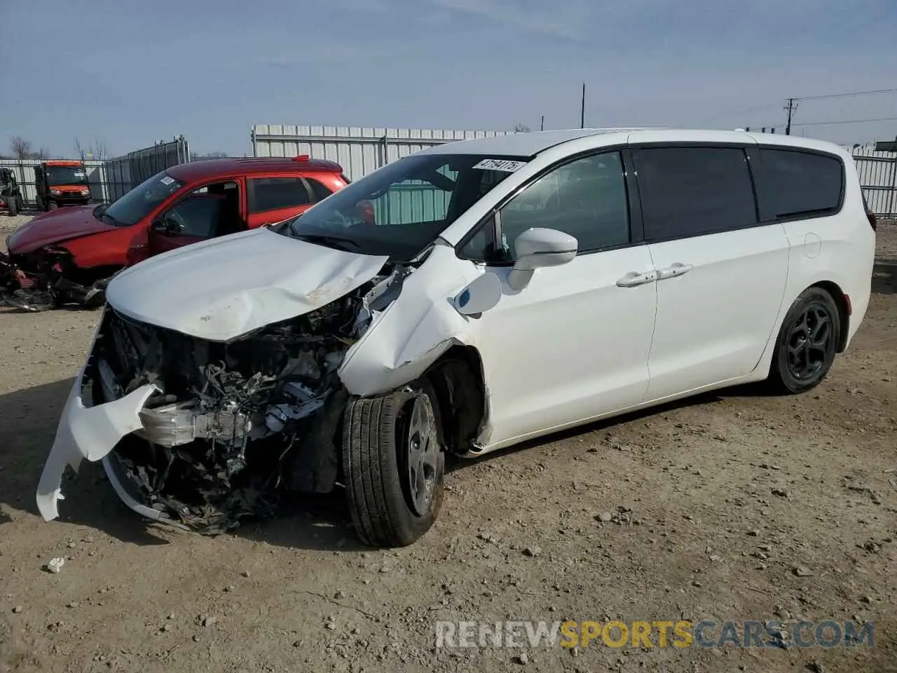 1 Photograph of a damaged car 2C4RC1L7XNR220806 CHRYSLER PACIFICA 2022