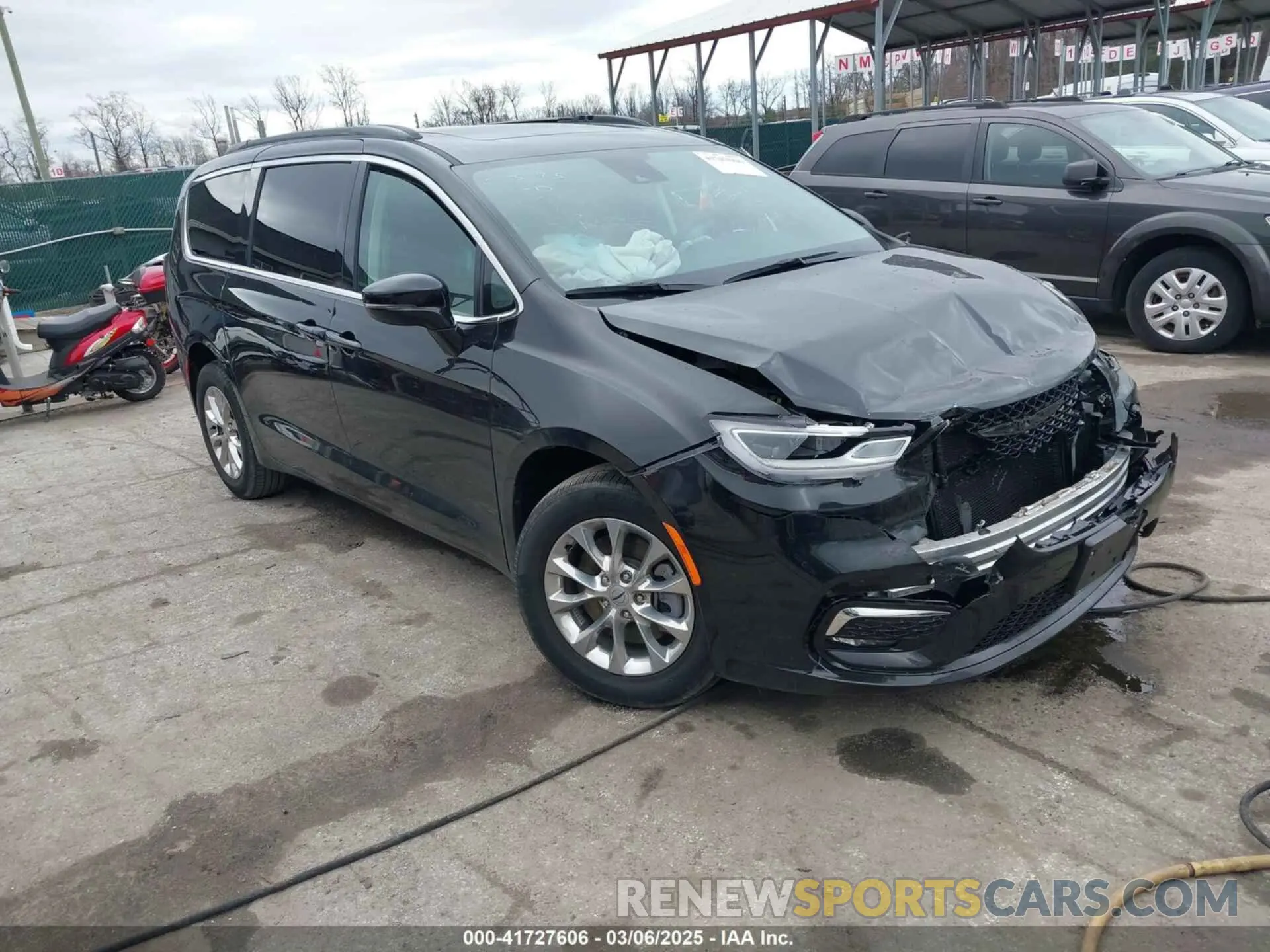 1 Фотография поврежденного автомобиля 2C4RC3BG6NR164599 CHRYSLER PACIFICA 2022