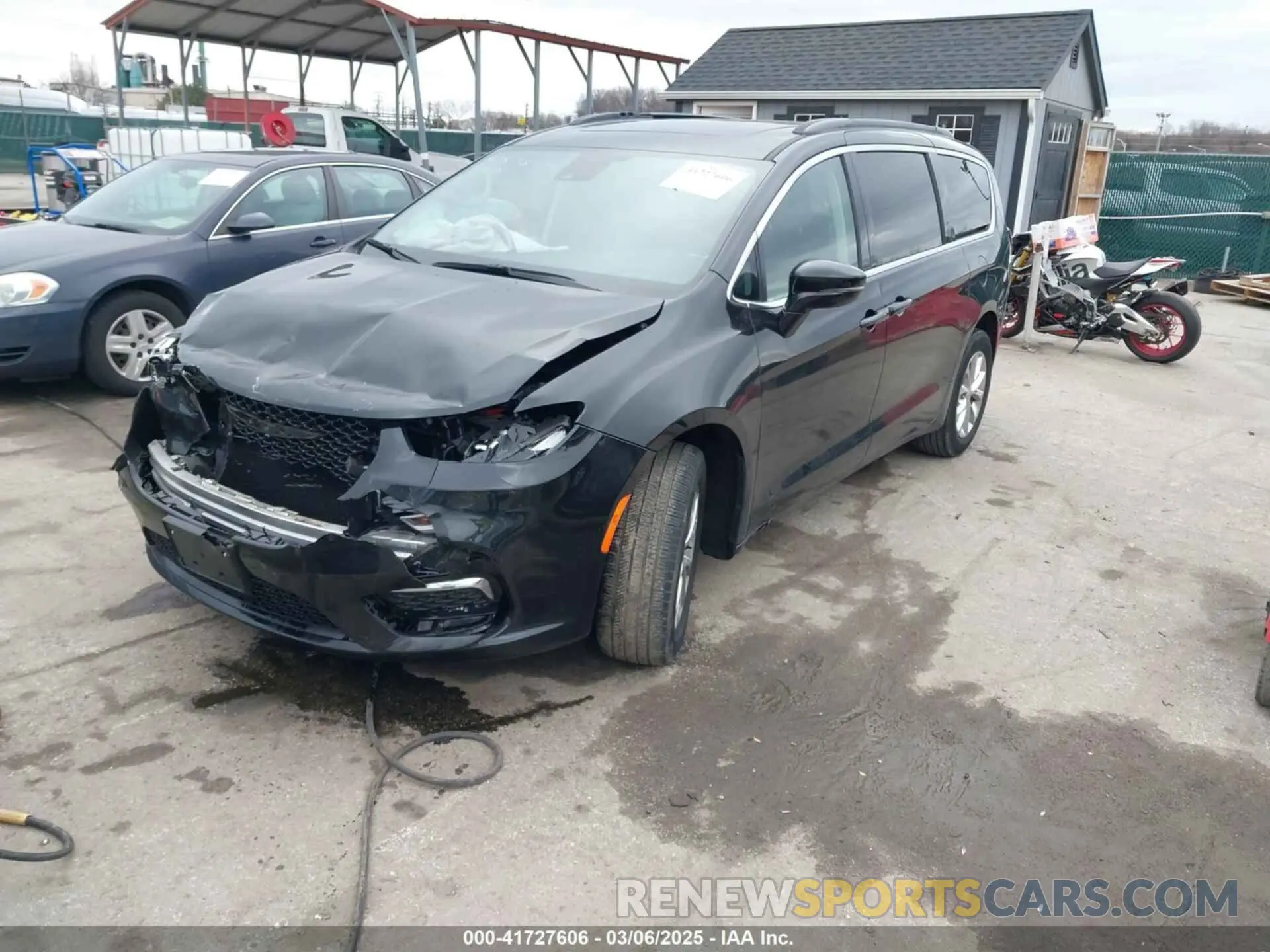 2 Фотография поврежденного автомобиля 2C4RC3BG6NR164599 CHRYSLER PACIFICA 2022