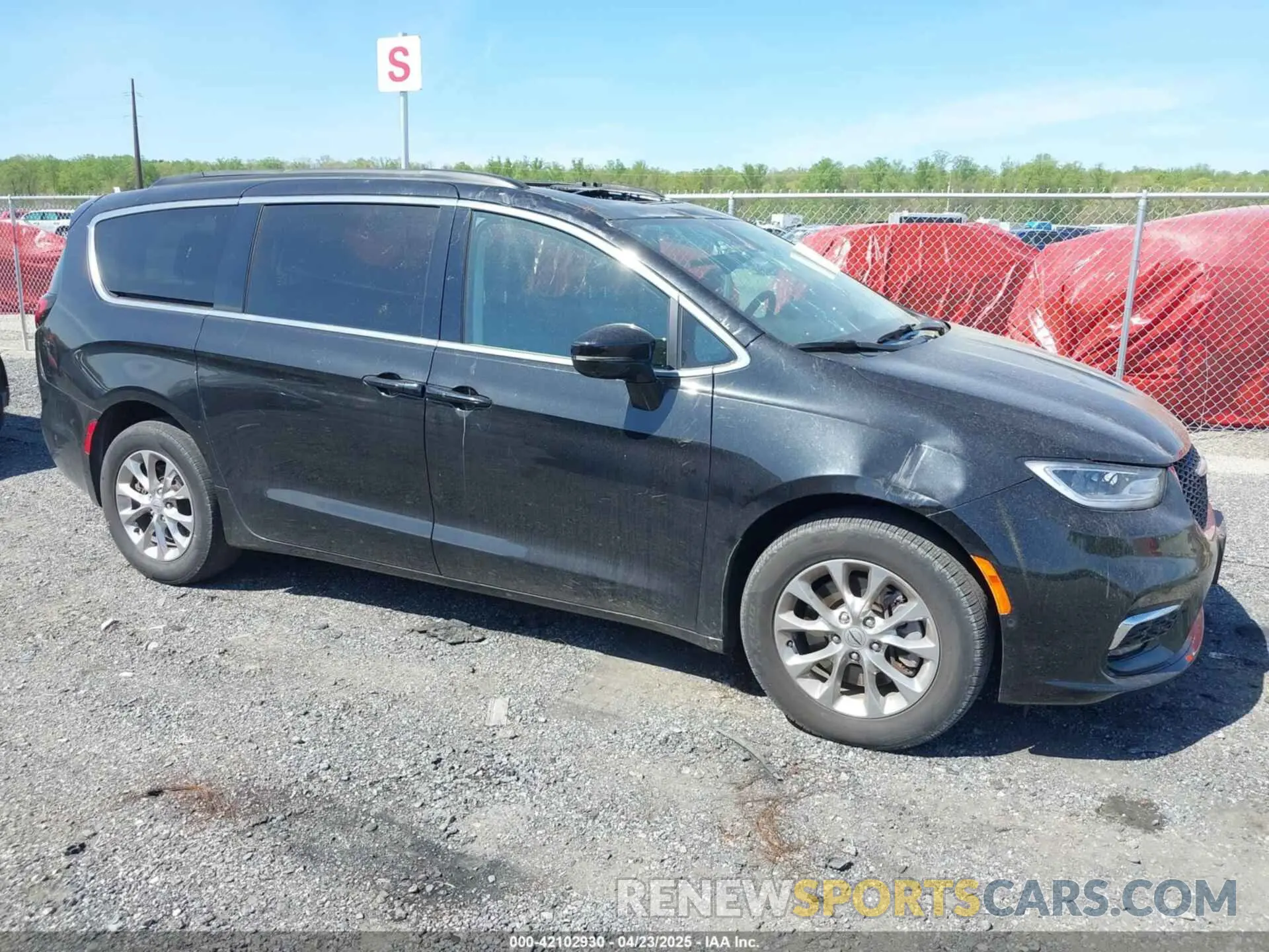 13 Фотография поврежденного автомобиля 2C4RC3BG8NR228030 CHRYSLER PACIFICA 2022