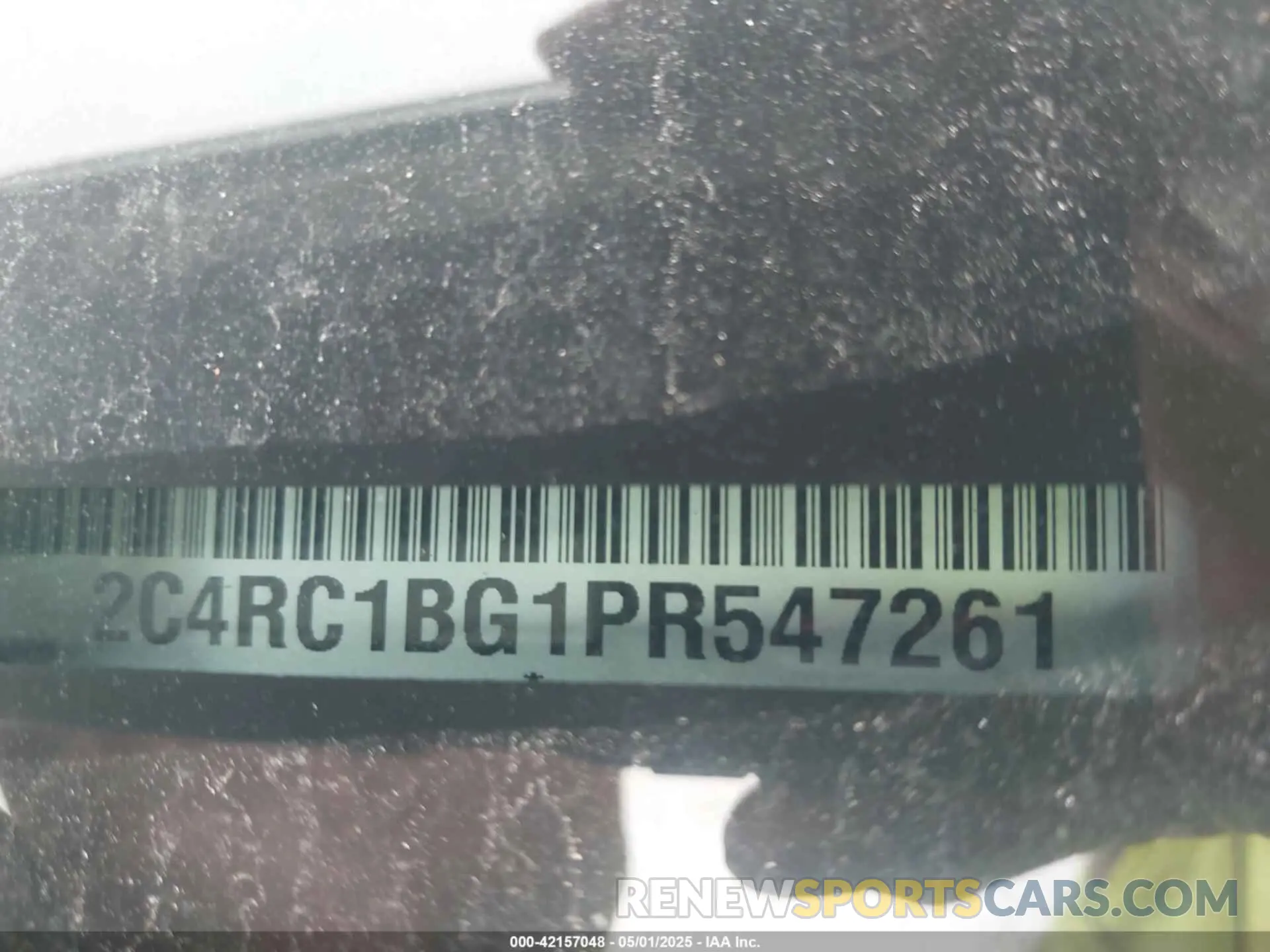 9 Фотография поврежденного автомобиля 2C4RC1BG1PR547261 CHRYSLER PACIFICA 2023