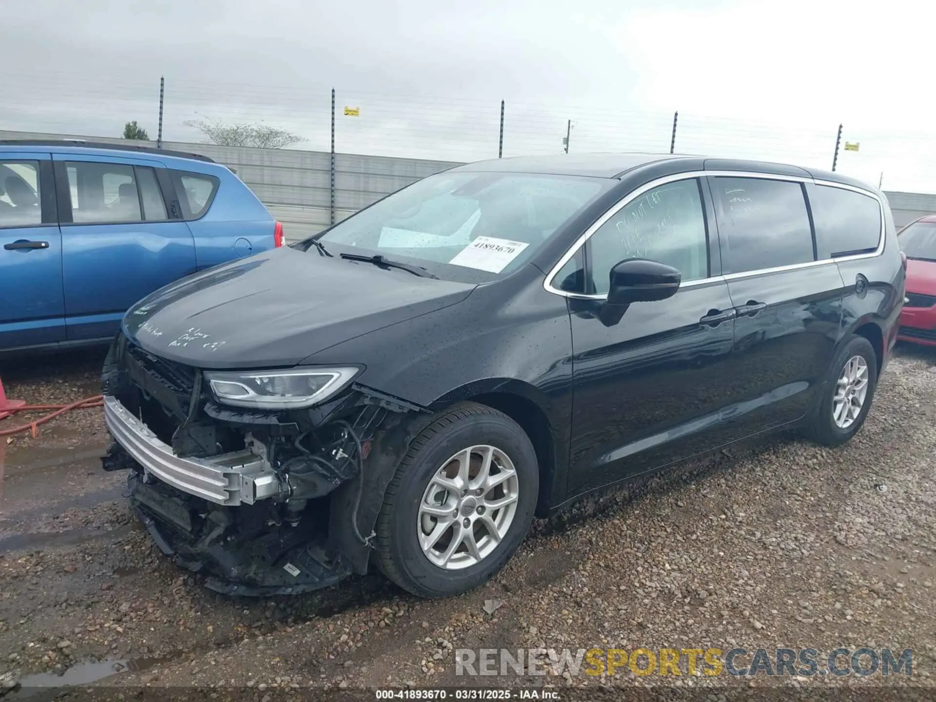 2 Photograph of a damaged car 2C4RC1BG1PR596847 CHRYSLER PACIFICA 2023